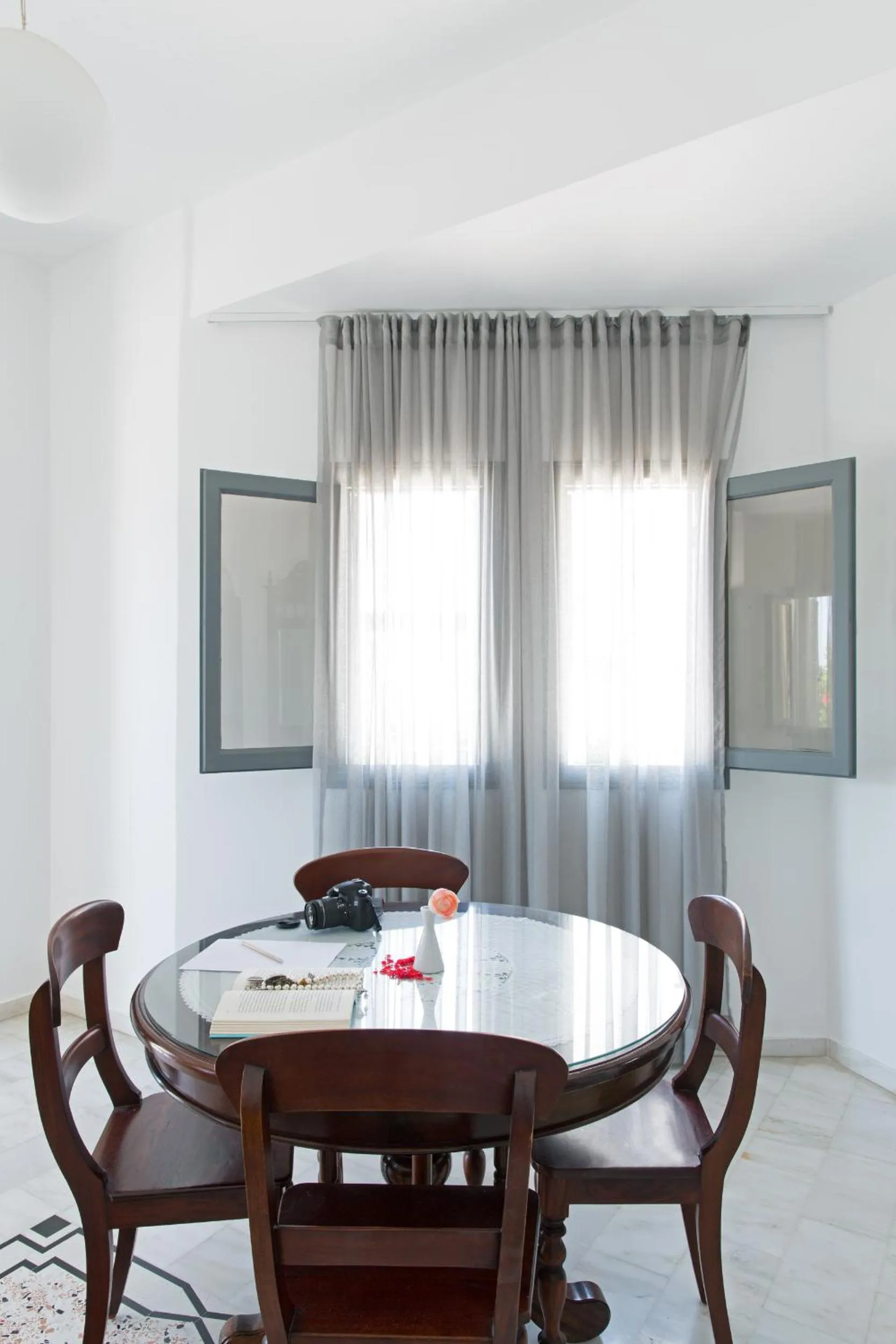 Dining area in Xenones Filotera