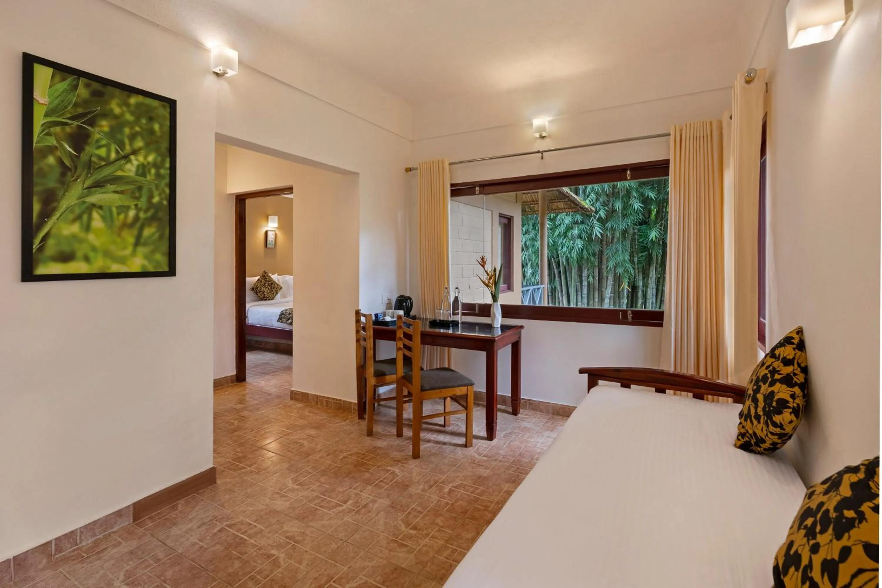 Living room, Bed in Sterling Vythiri Wayanad