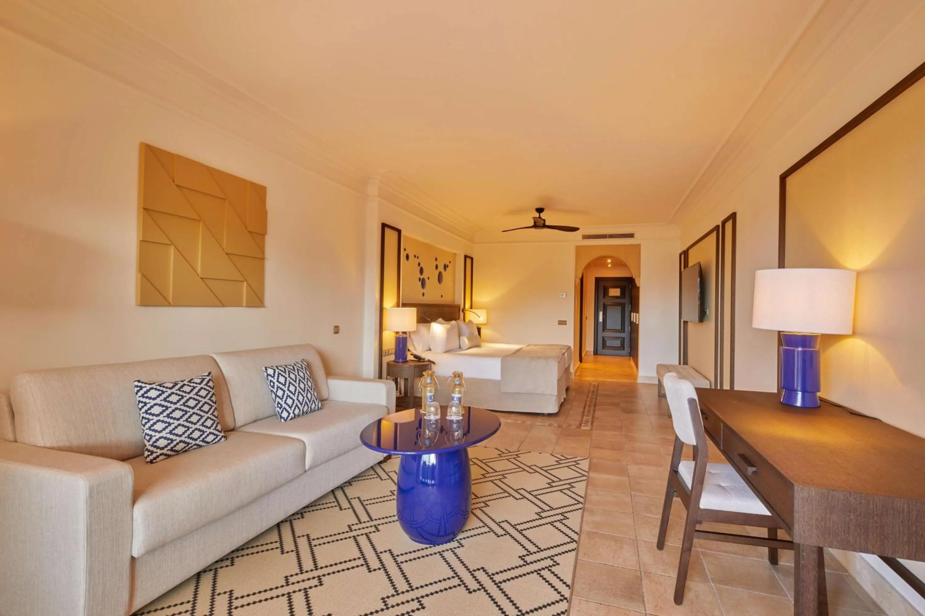 Bedroom in Secrets Bahía Real Resort & Spa Adults only