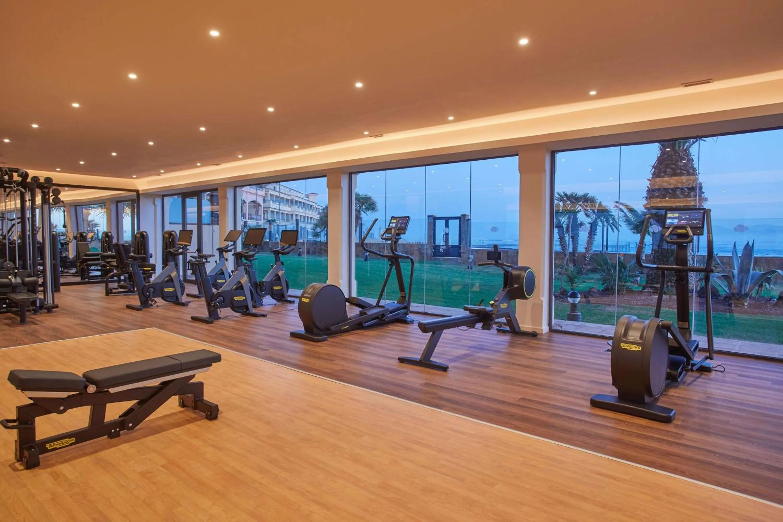 Fitness centre/facilities in Secrets Bahía Real Resort & Spa Adults only