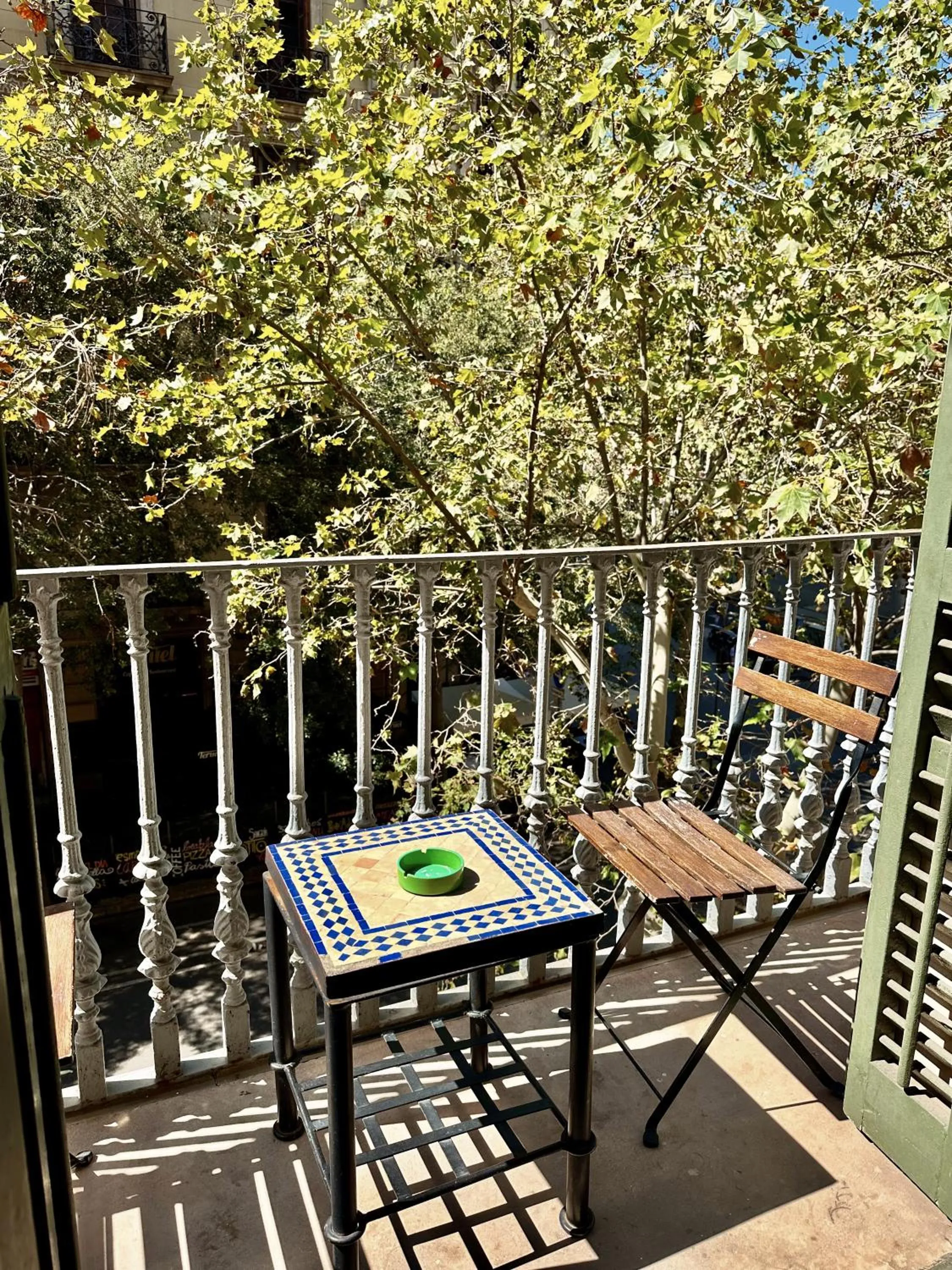 Balcony/Terrace in Casa Consell Gran Via, Guest House