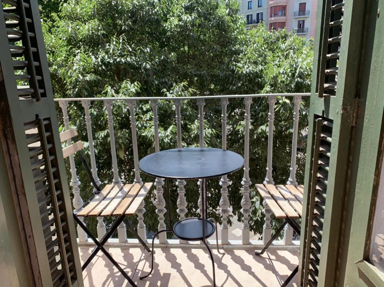 Balcony/Terrace in Casa Consell Gran Via, Guest House