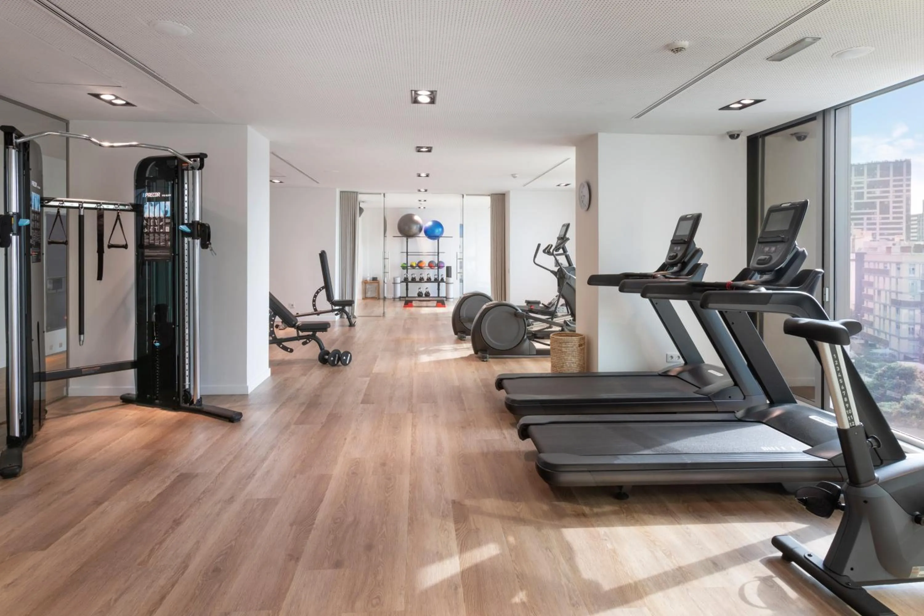 Fitness centre/facilities in Melia Barcelona Sky 4* Sup