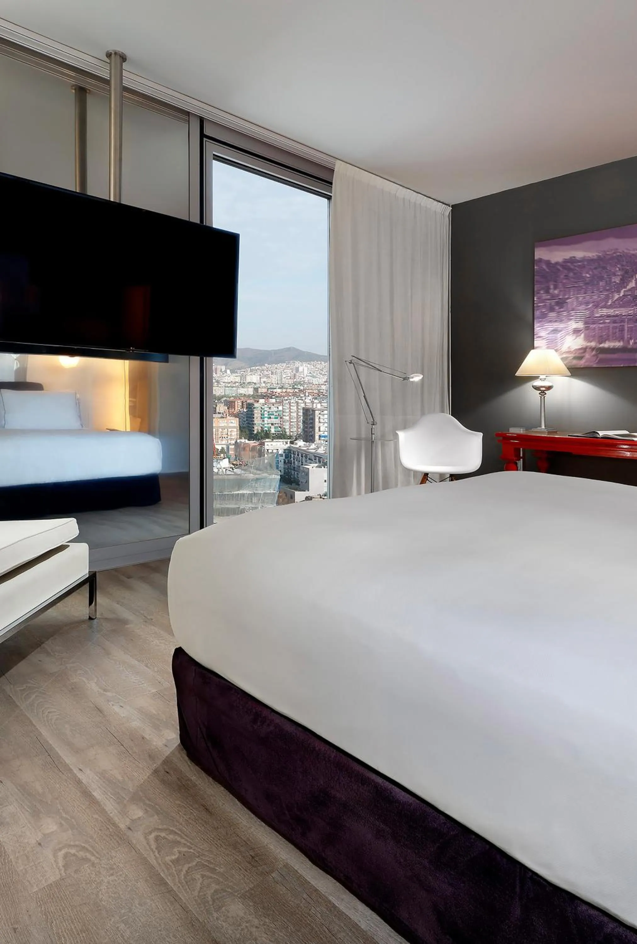 Bed in Melia Barcelona Sky 4* Sup