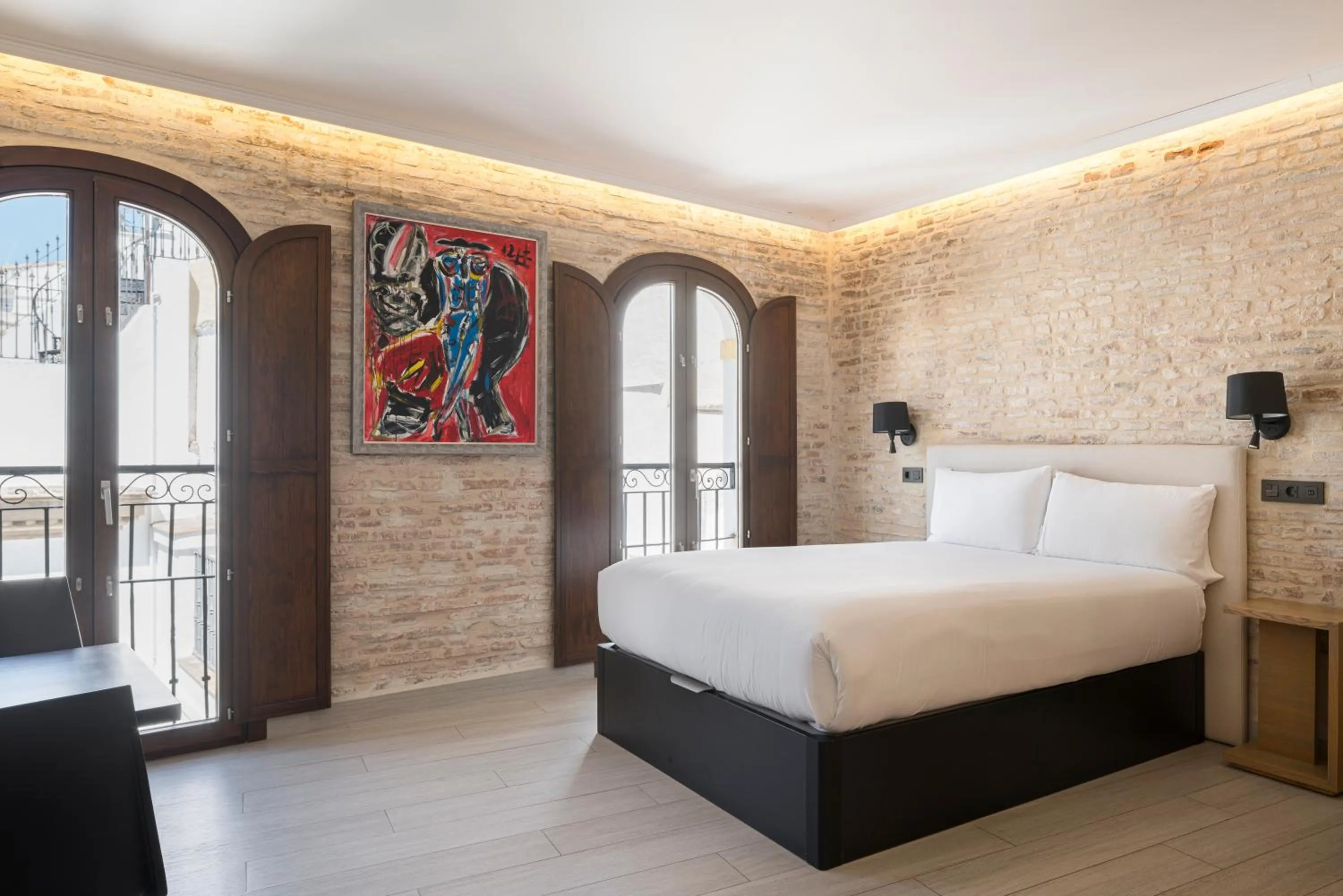 Bed in Casa ART Sevilla