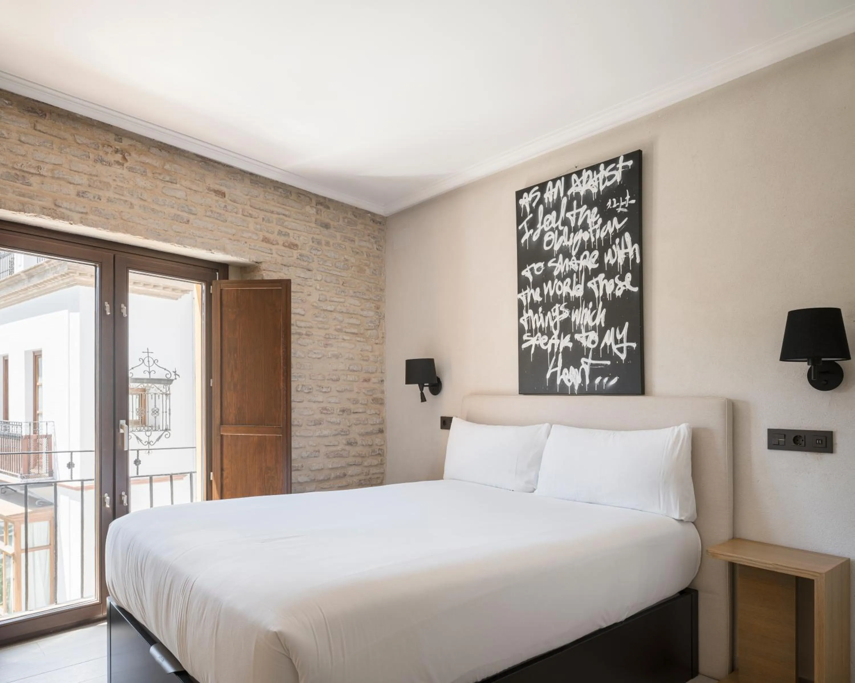 Bed in Casa ART Sevilla