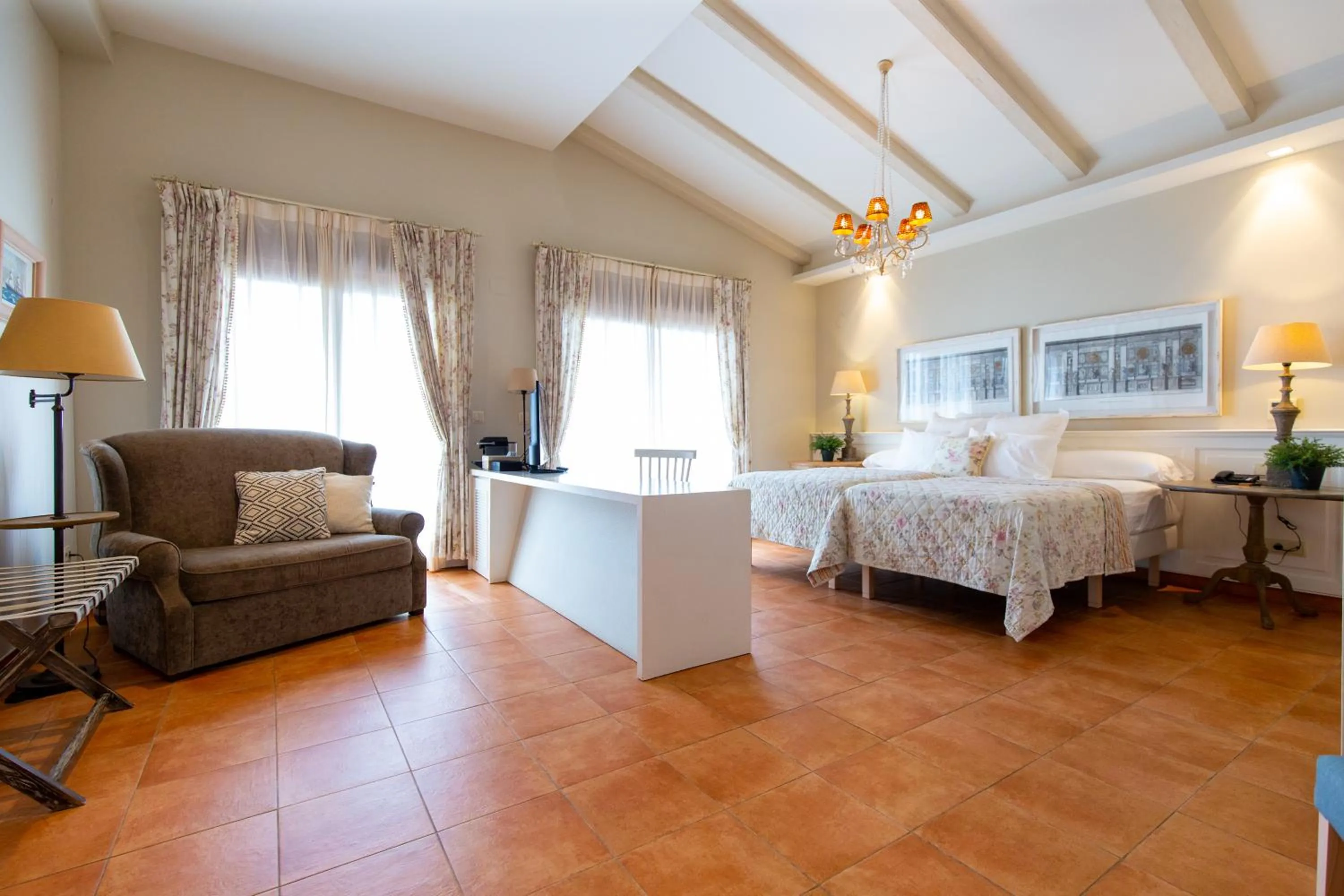 Bedroom, Bed in Hotel Los Ángeles Denia