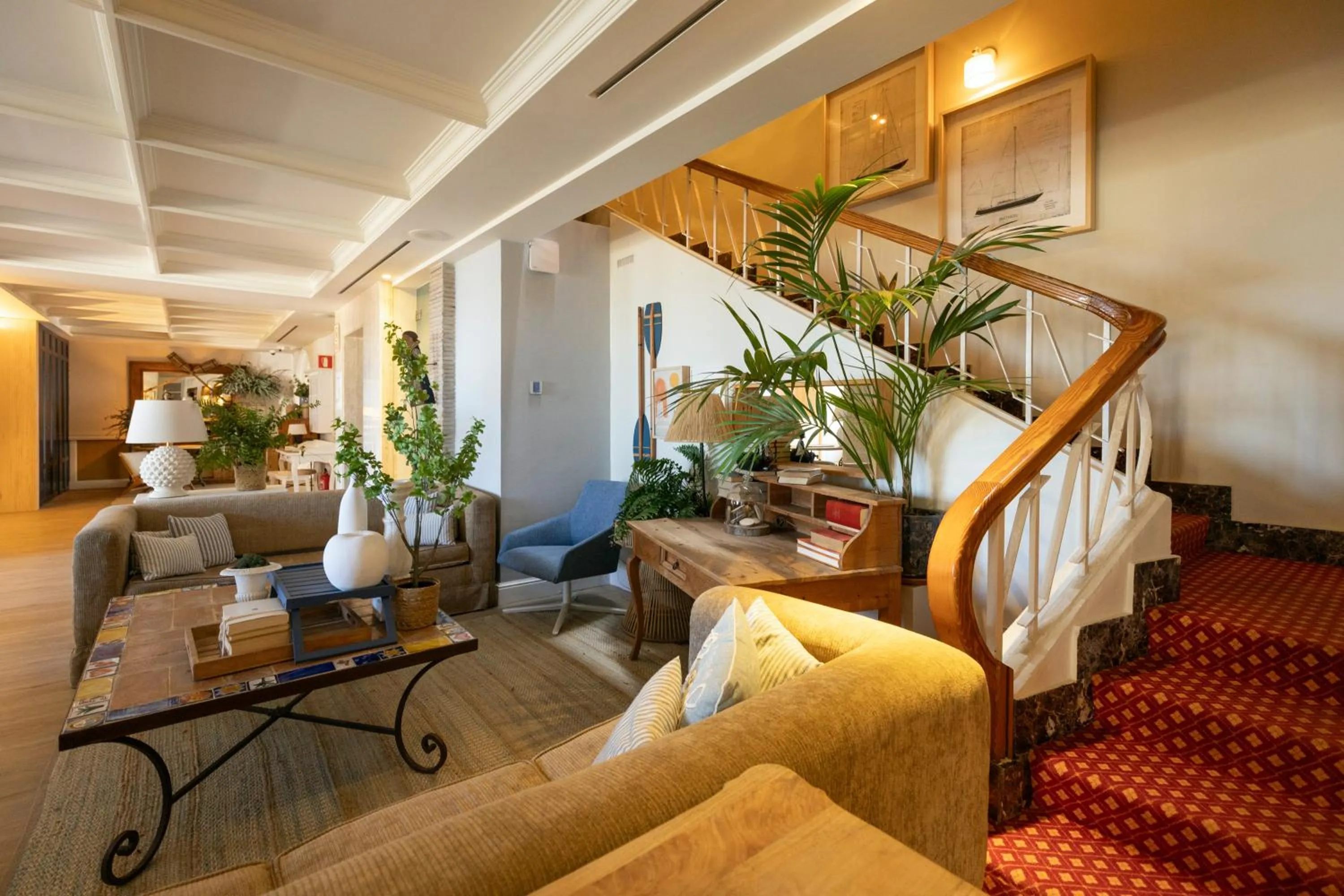 Living room in Hotel Los Ángeles Denia