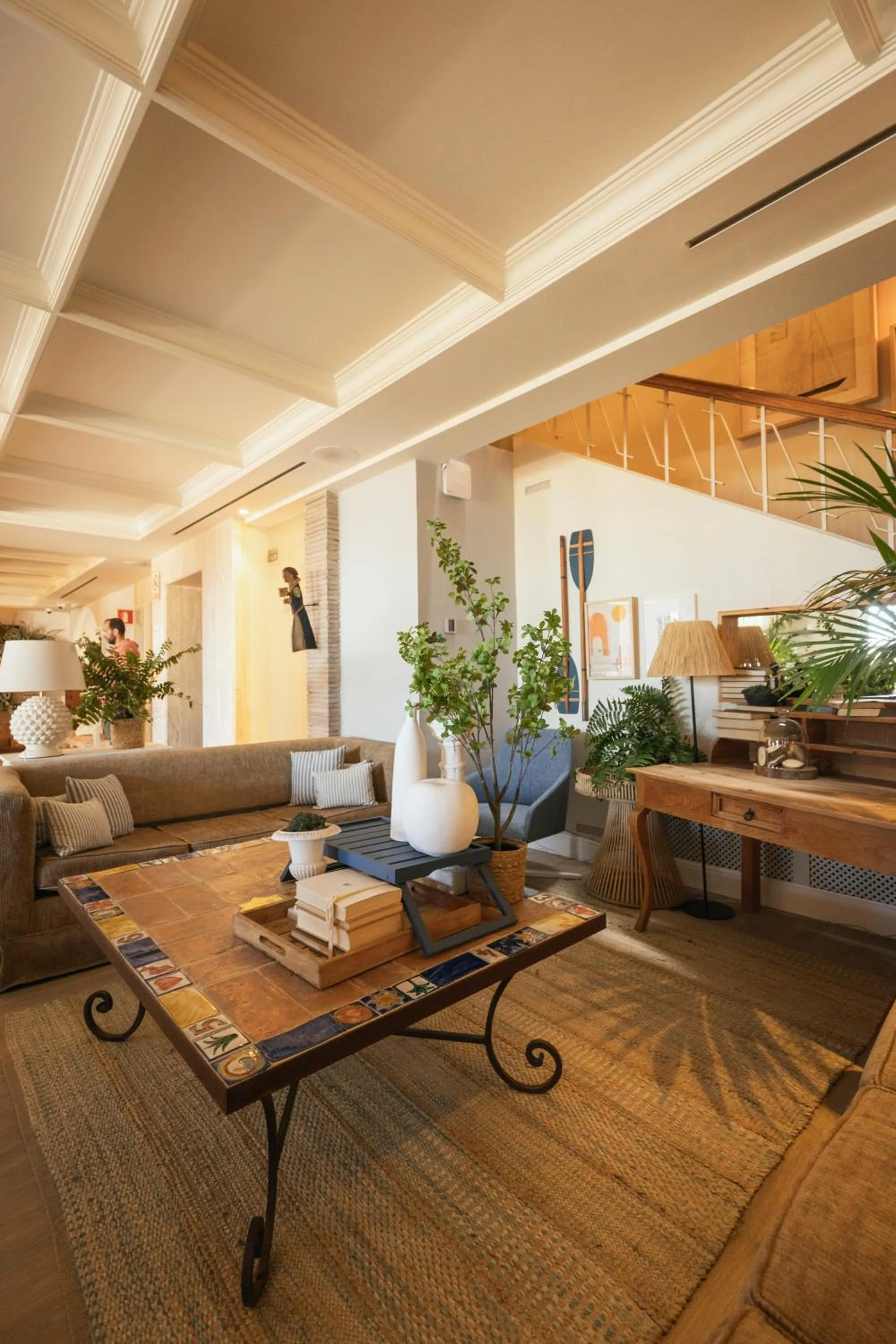 Living room in Hotel Los Ángeles Denia