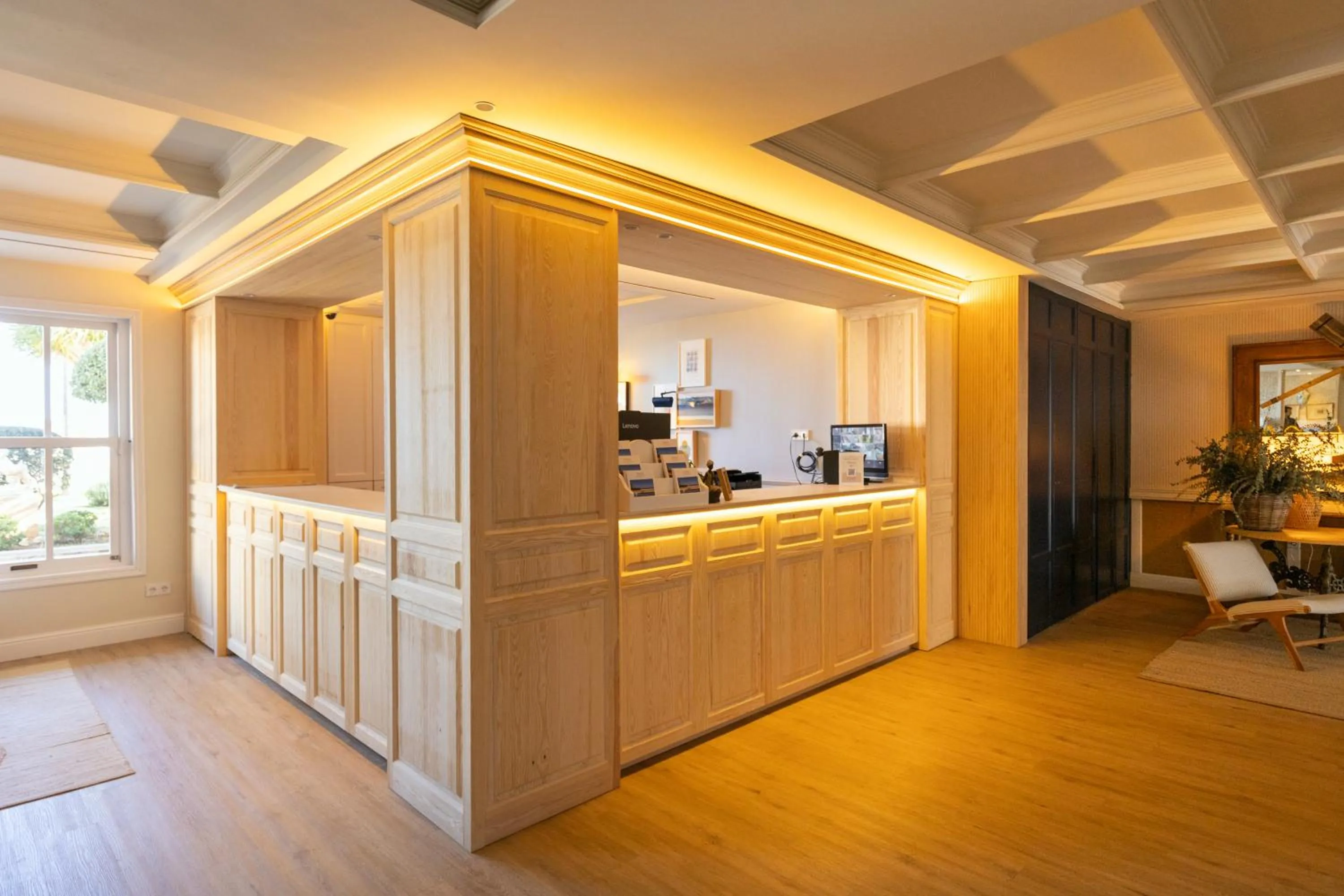 Lobby or reception in Hotel Los Ángeles Denia