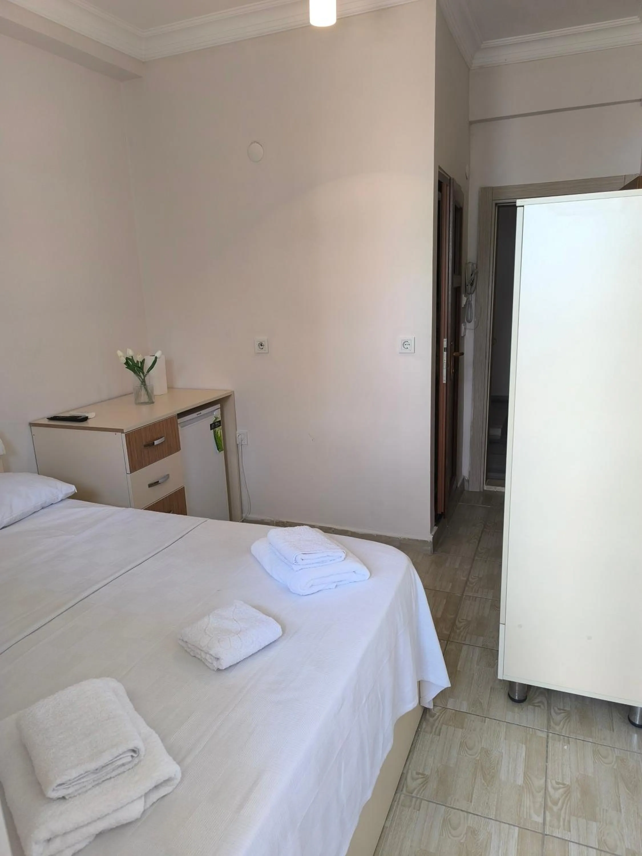 Bed in Avşar Apart Motel