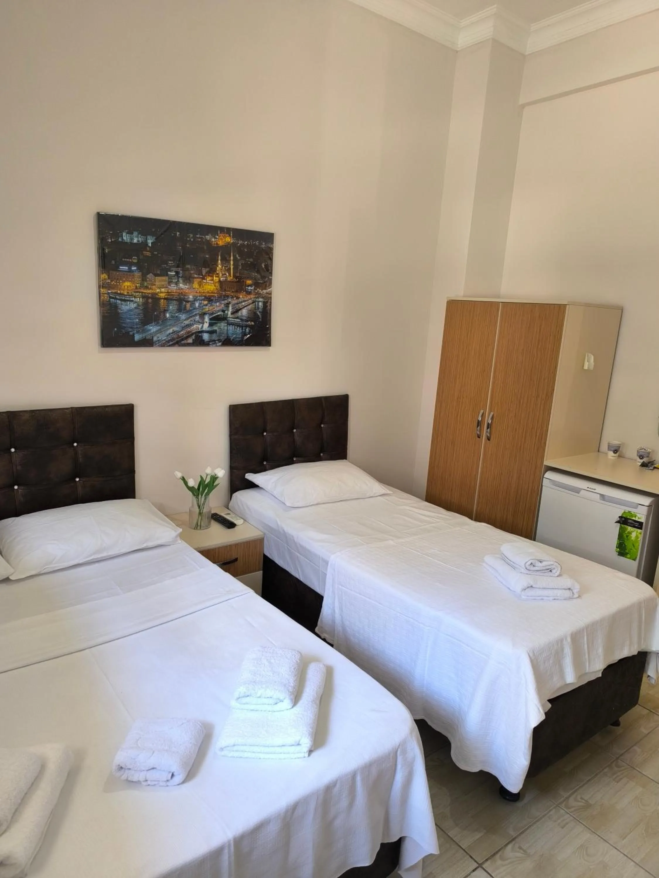 Bed in Avşar Apart Motel