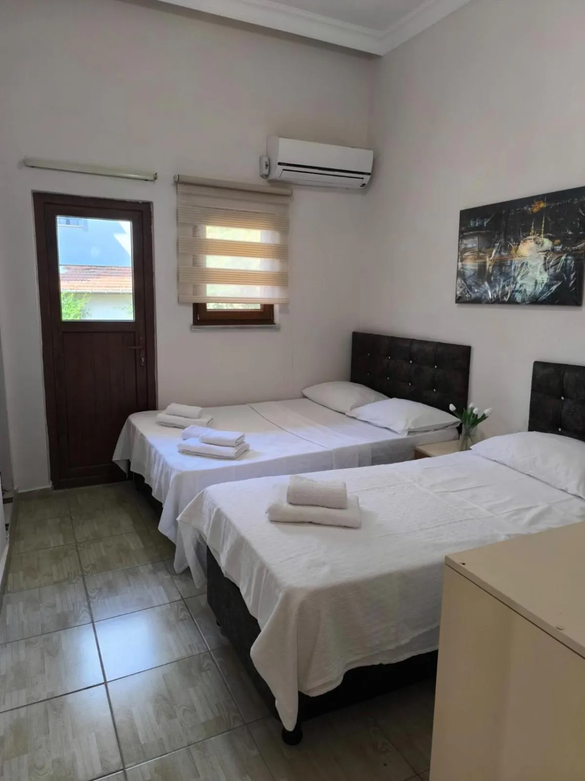 Bed in Avşar Apart Motel