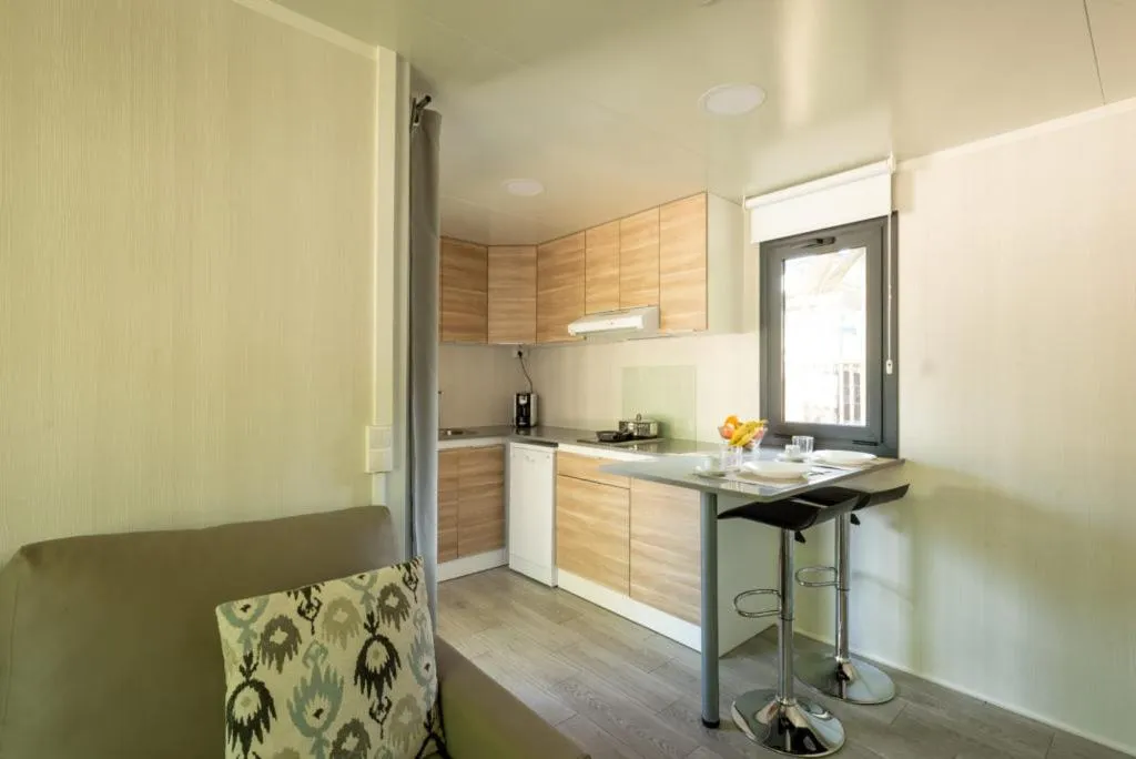 Kitchen or kitchenette in Berga Resort