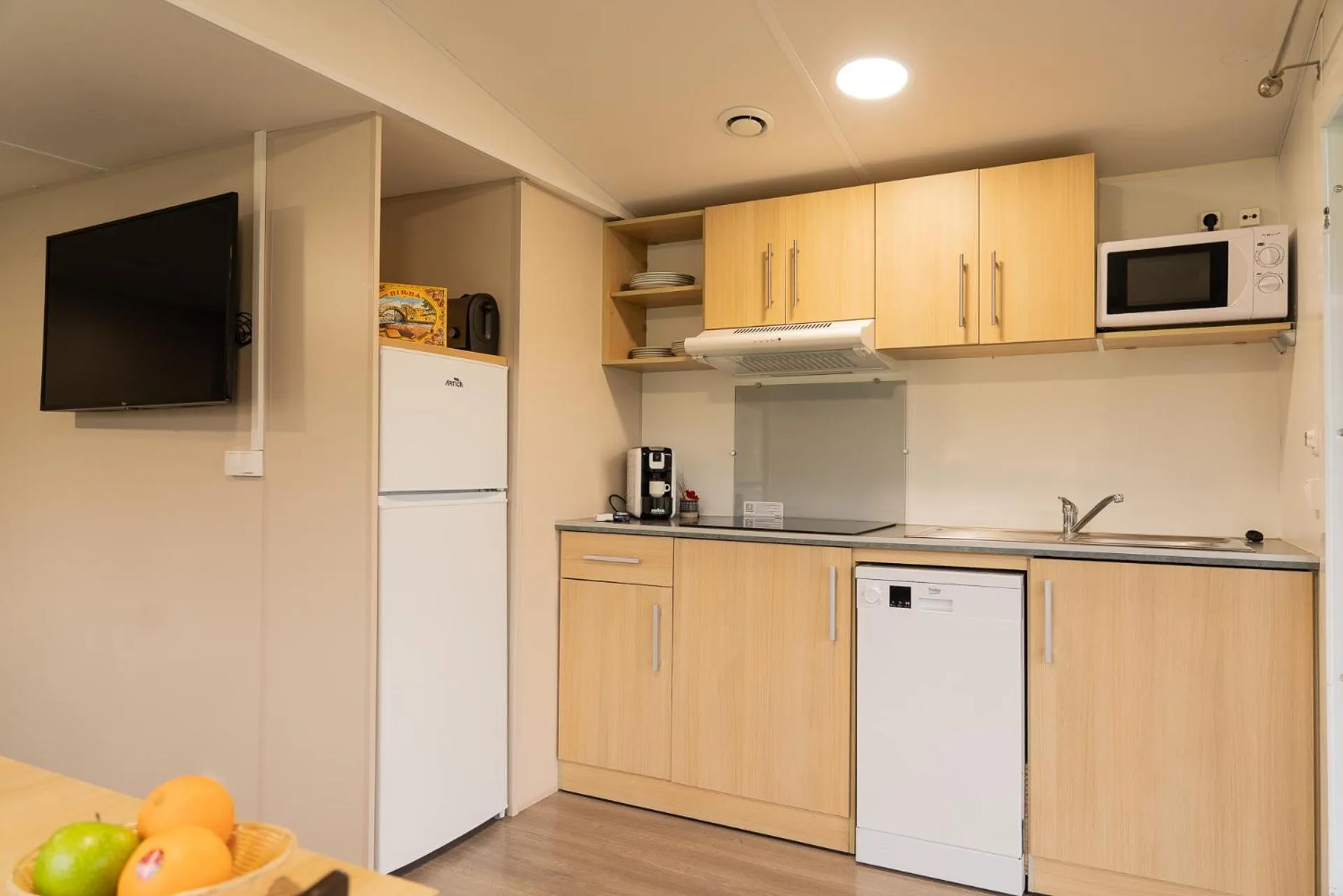 Kitchen or kitchenette in Berga Resort