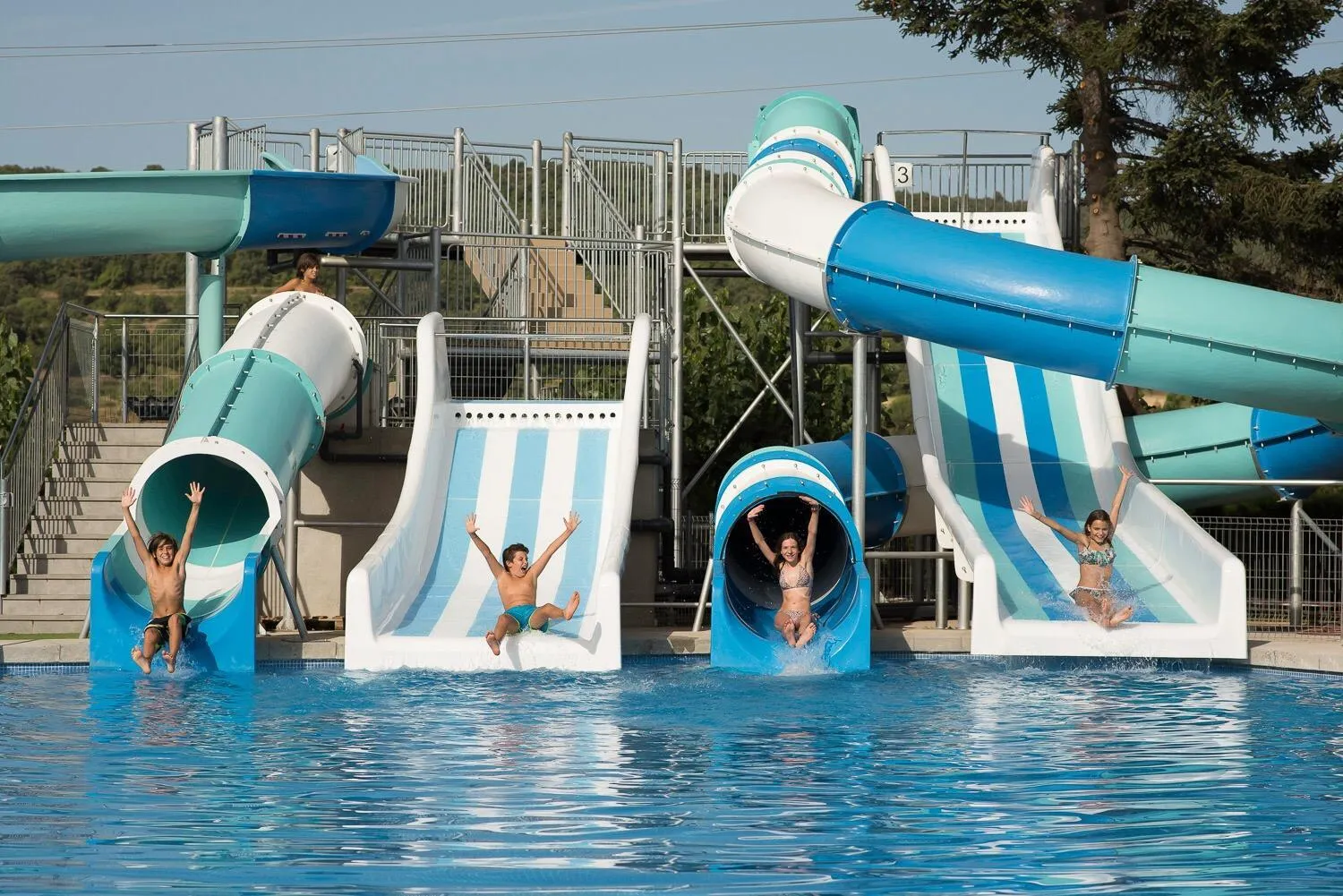 Swimming pool in Berga Resort