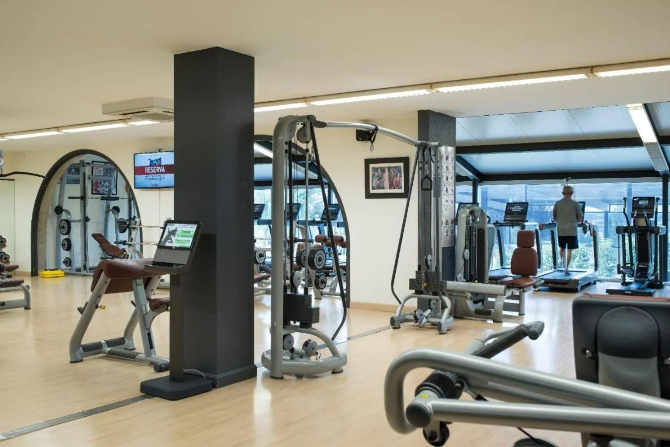 Fitness centre/facilities in Berga Resort