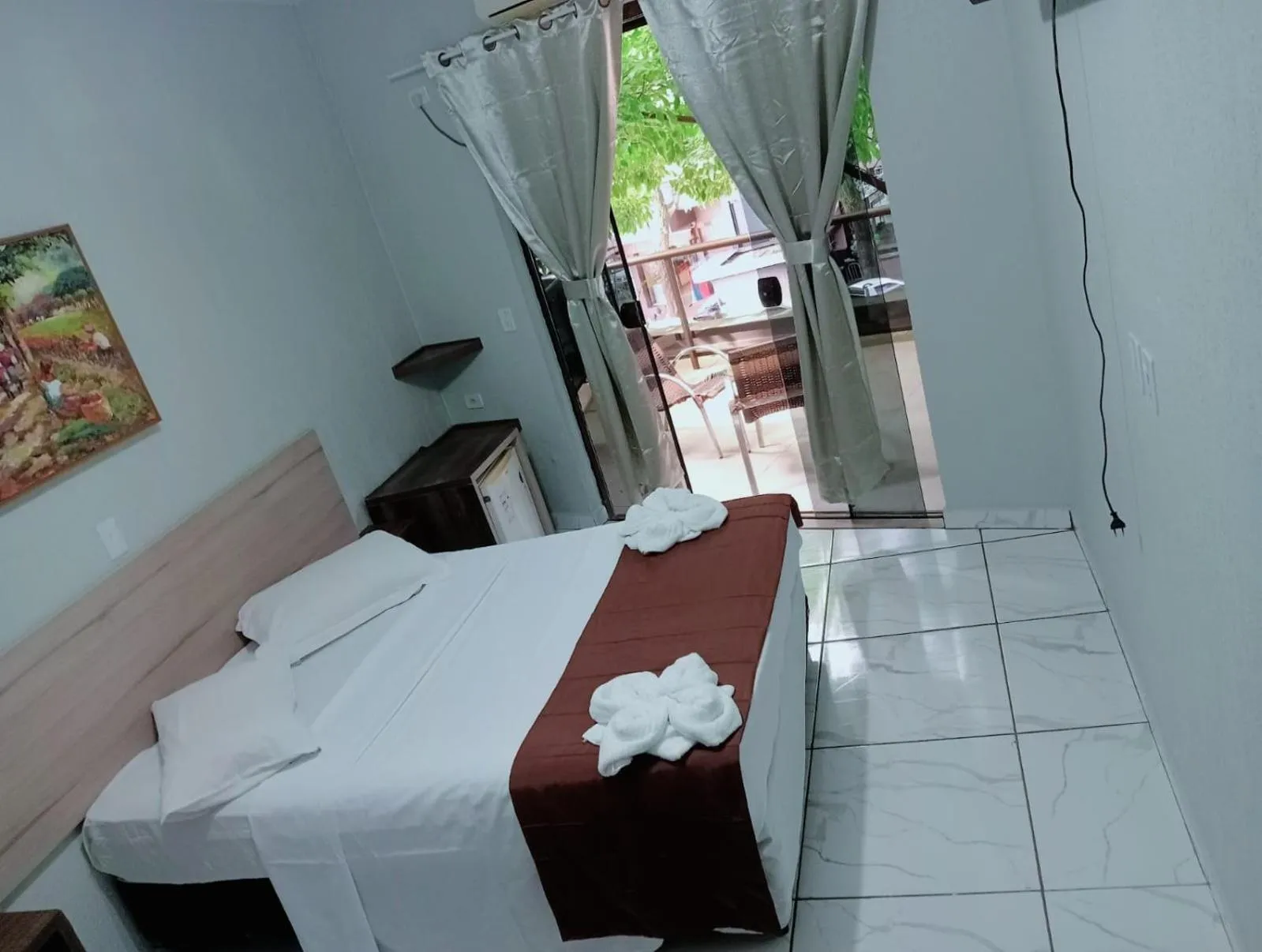 Bed in Hotel Iguaçu Centro