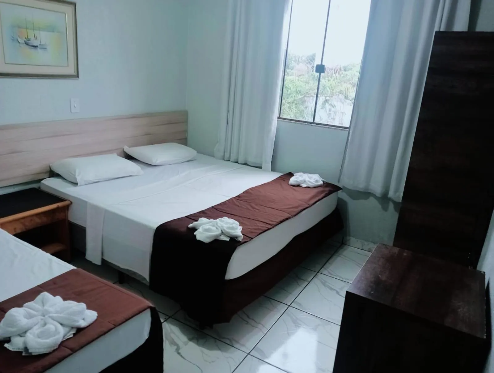 Bed in Hotel Iguaçu Centro