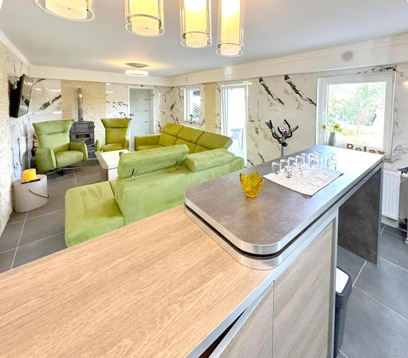 Sauna in Gästehotel Lucendi Premium Lounge