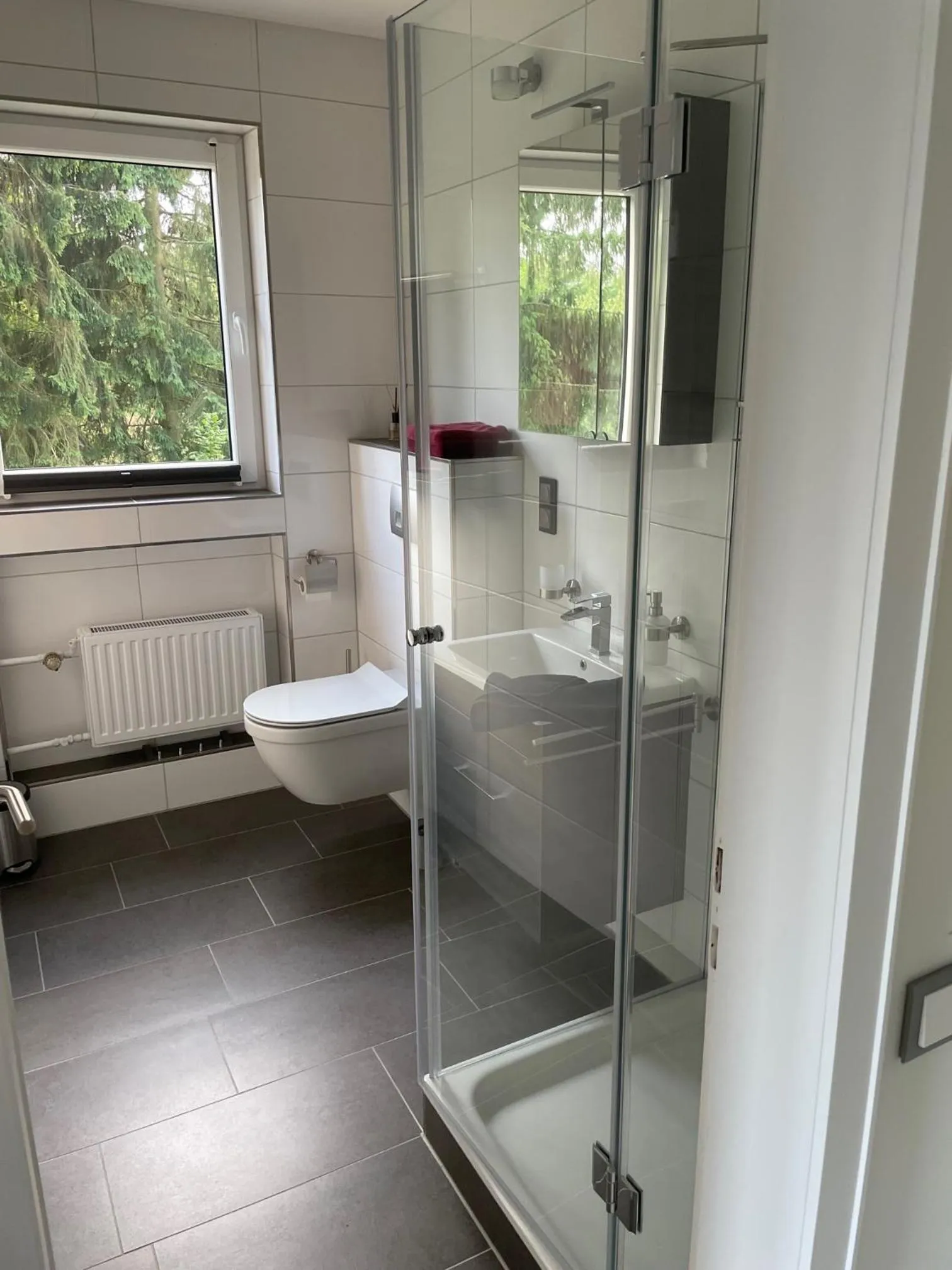 Shower in Gästehotel Lucendi Premium Lounge