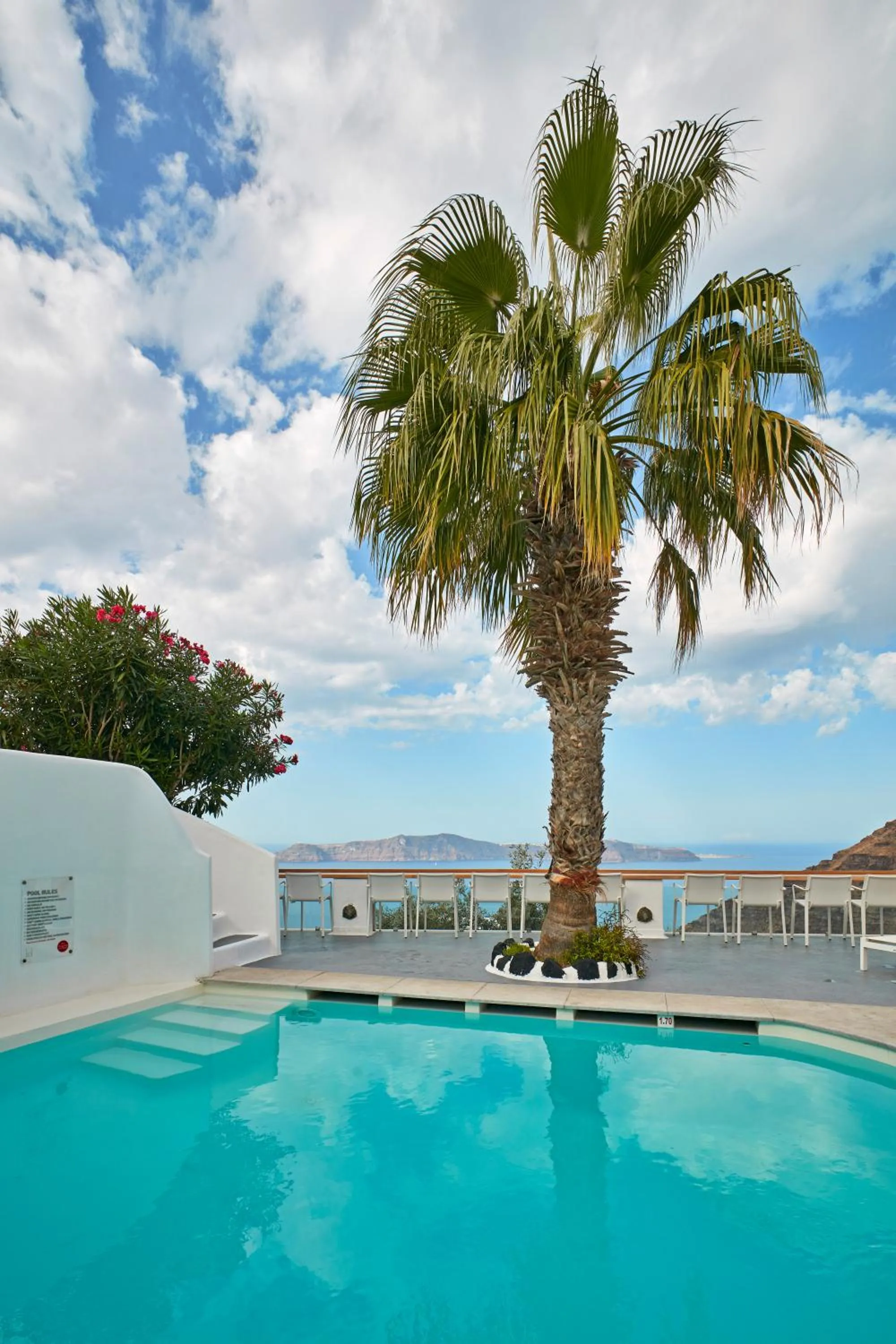 Pool view in Cliff Side Suites