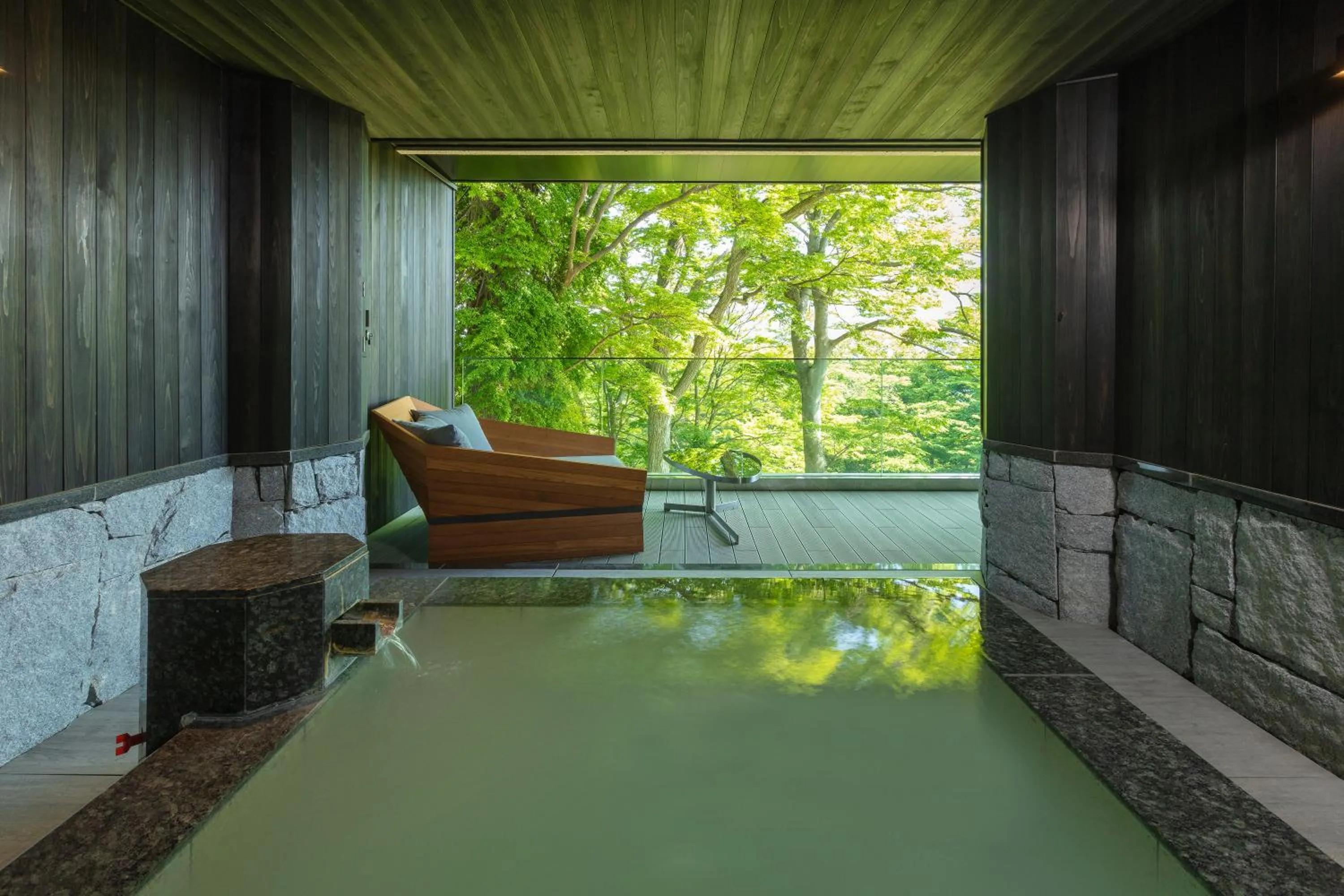 Hot Spring Bath in KANAYA RESORT HAKONE