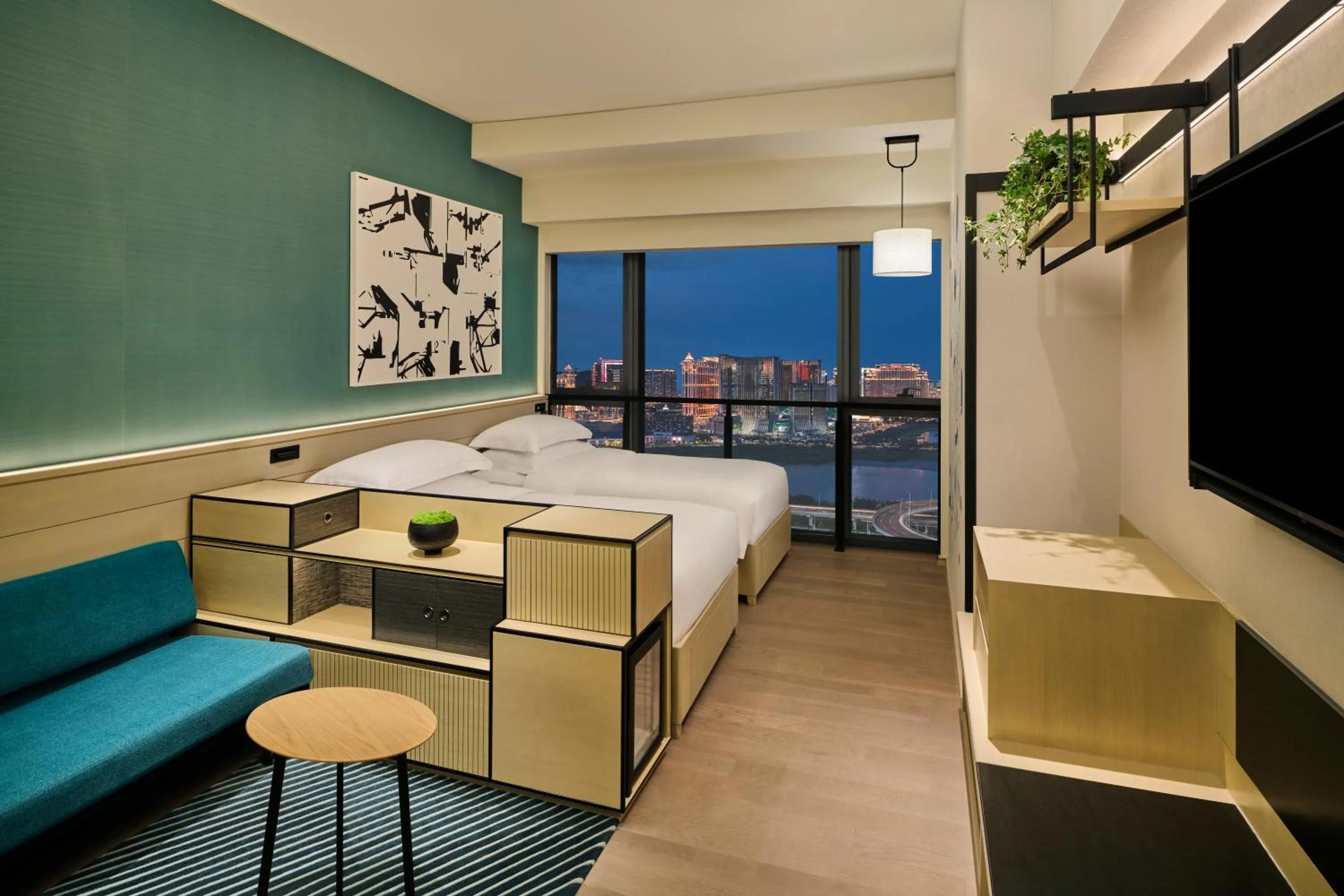 Night, Bed in Artyzen Habitat Hengqin Zhuhai