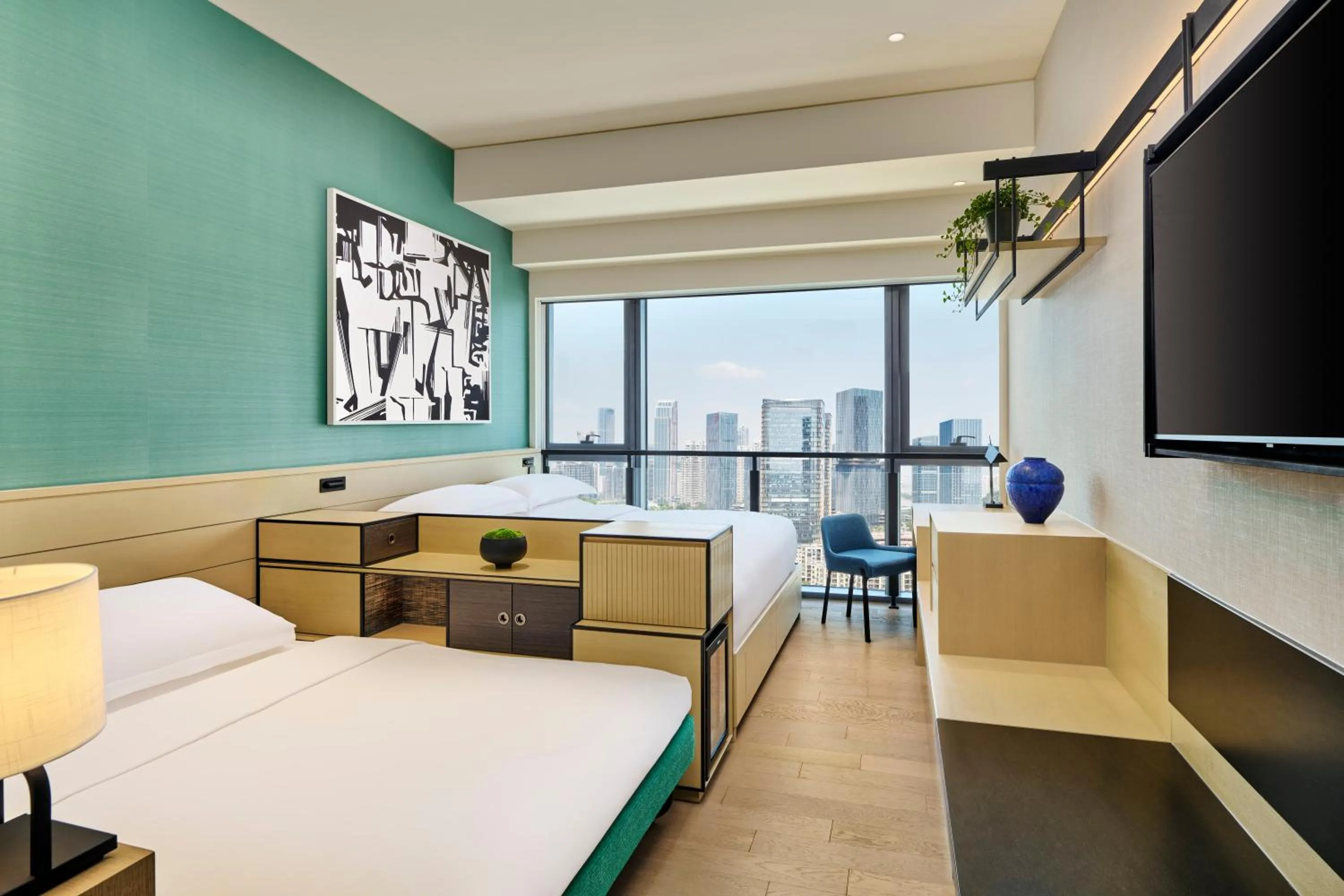Photo of the whole room, Bed in Artyzen Habitat Hengqin Zhuhai