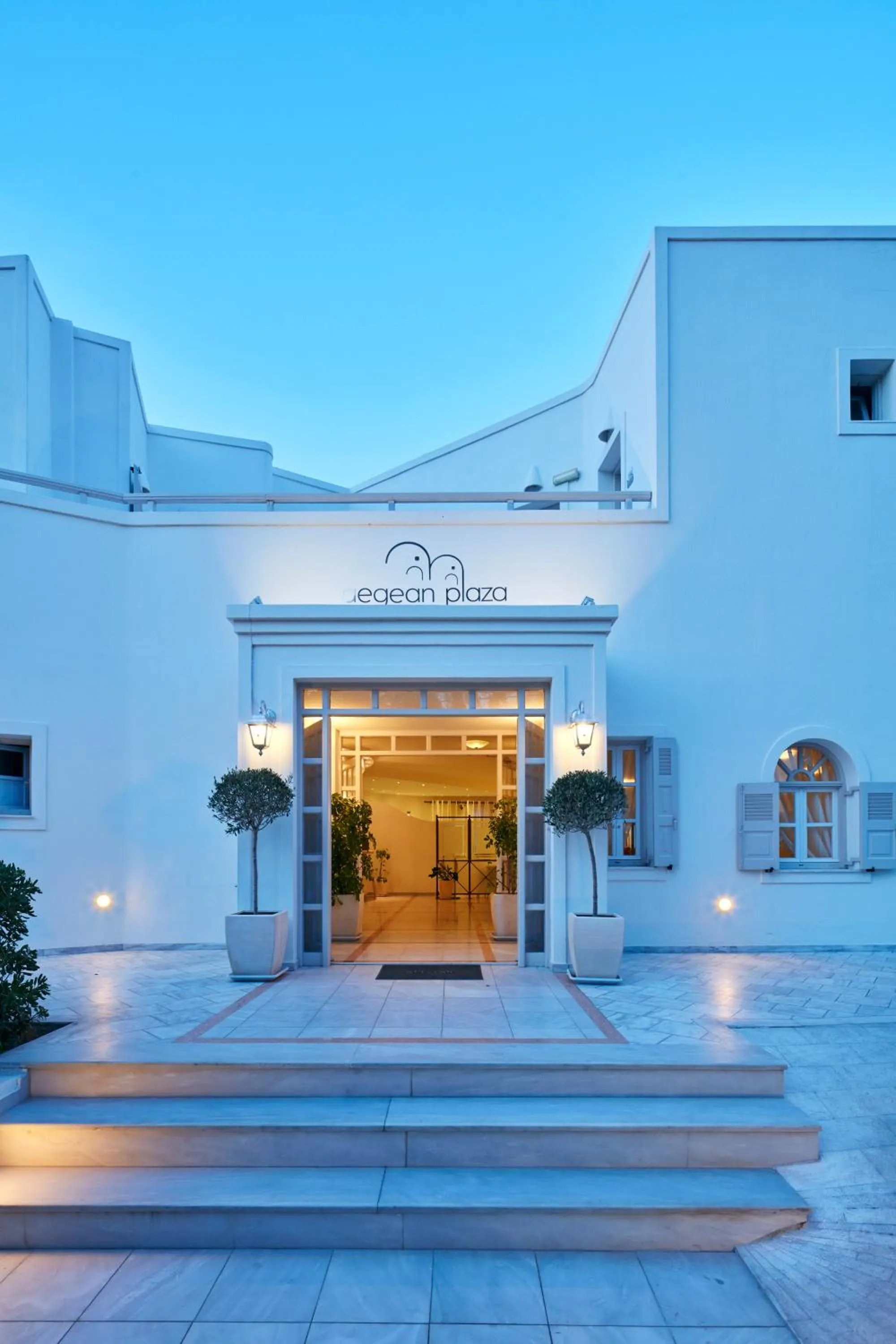 Facade/entrance in Aegean Plaza Hotel