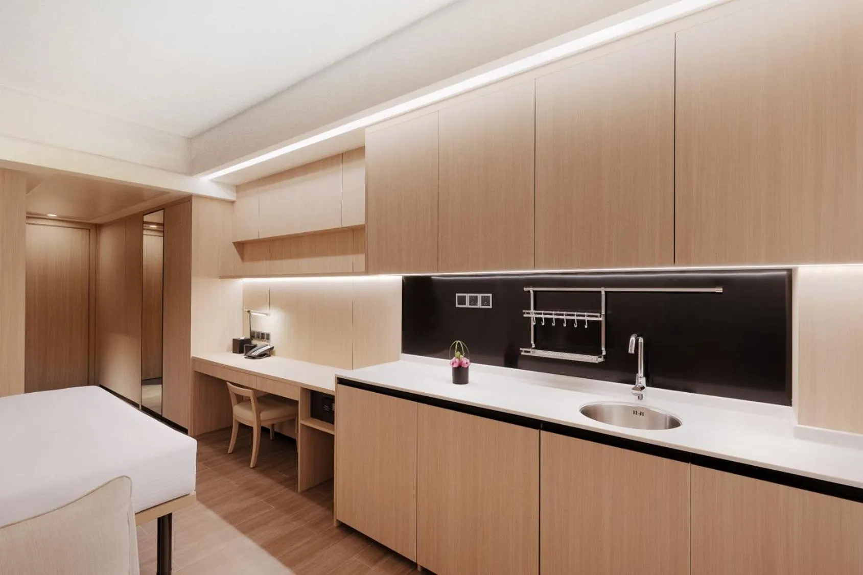 Kitchen or kitchenette in Metropolitan Residence
