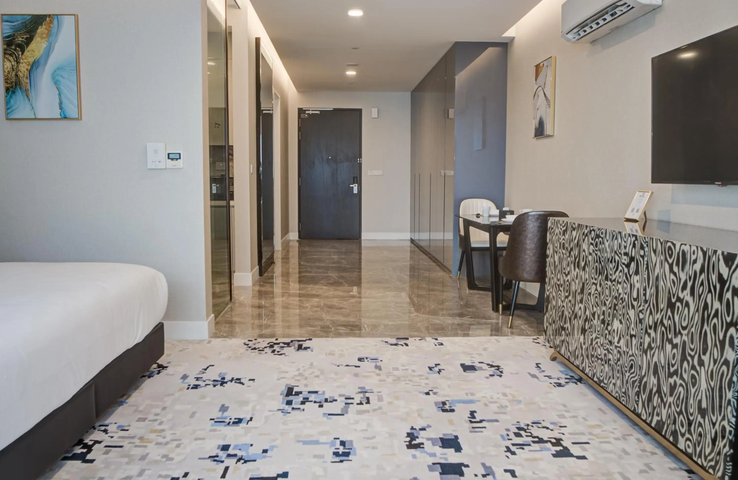 Seating area, Bed in The Platinum 2 by MiuKy KLCC, Kuala Lumpur