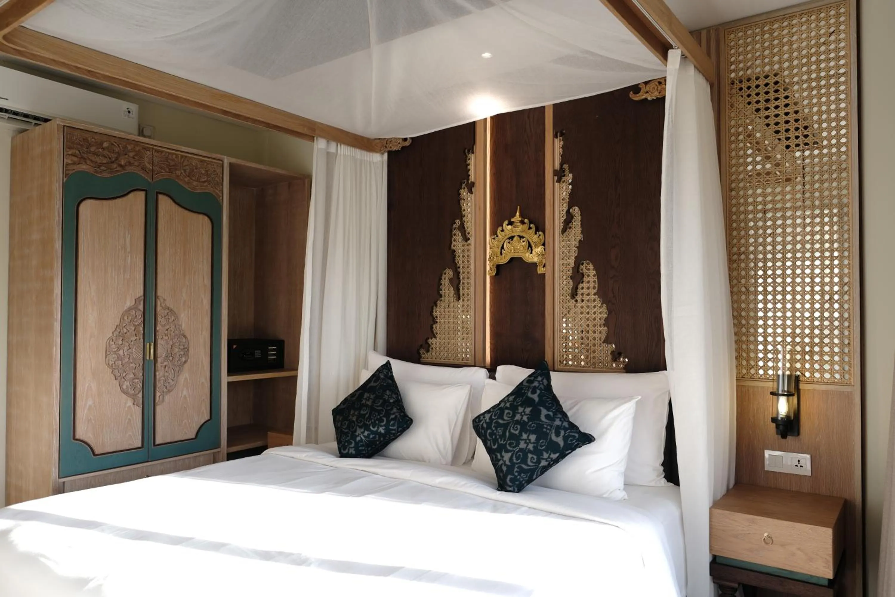 Bed in Horison Ume Suites & Villas