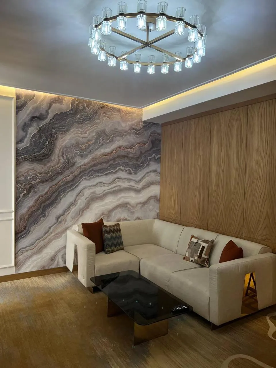 Seating area in Sofia International Hotel