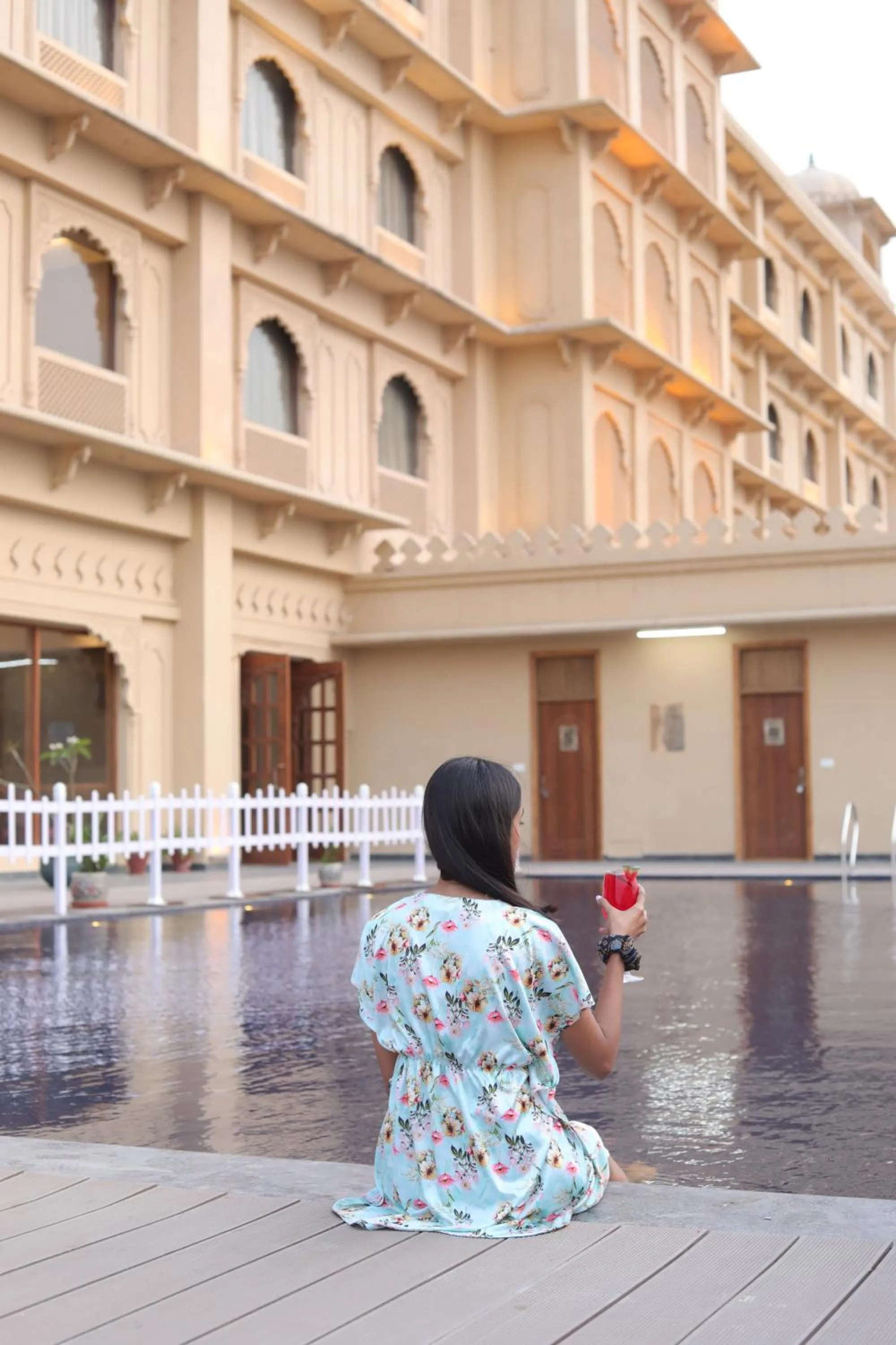 Swimming pool in Regenta City Vilas Palace Ambala