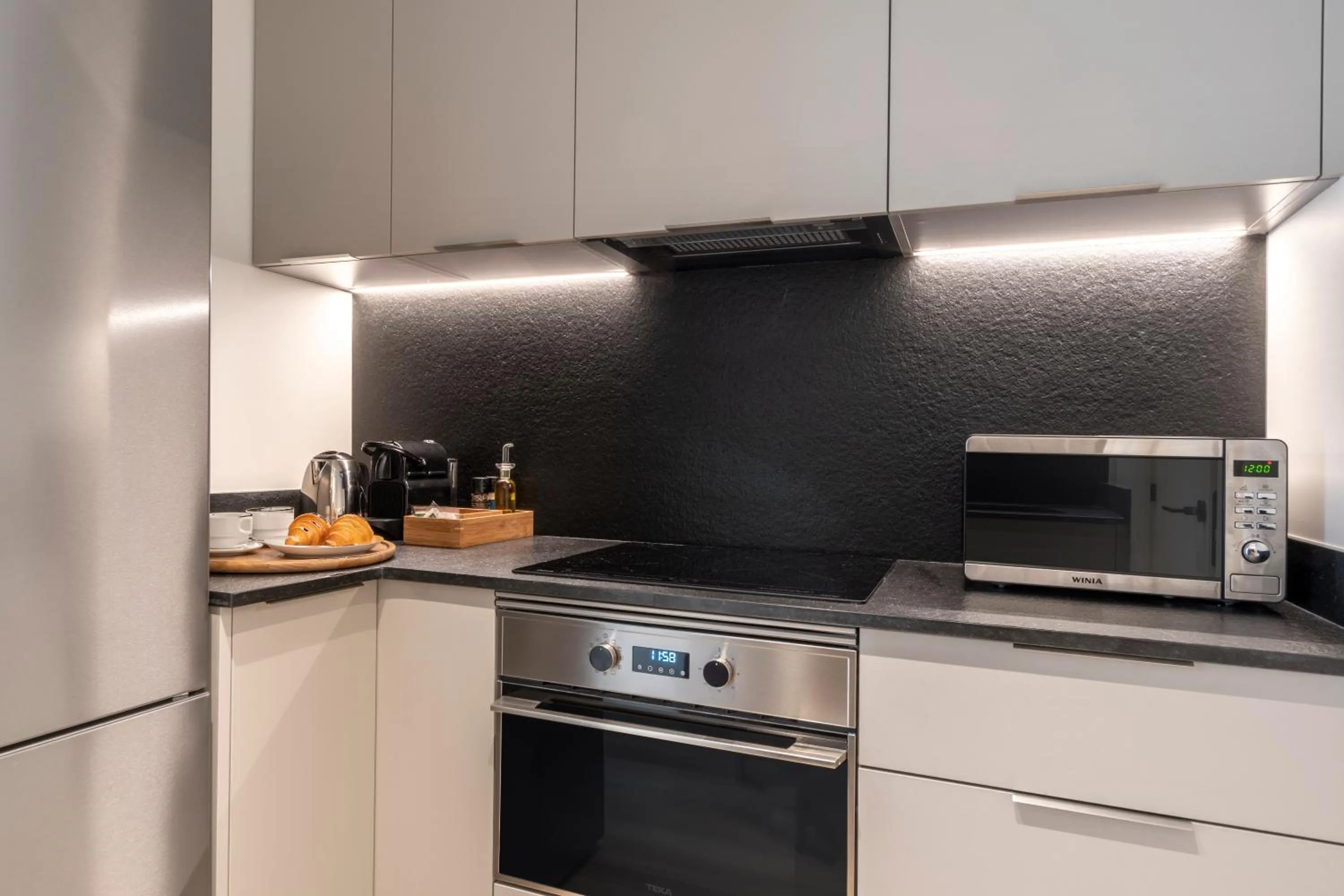 Kitchen or kitchenette in Arrivo Apartments