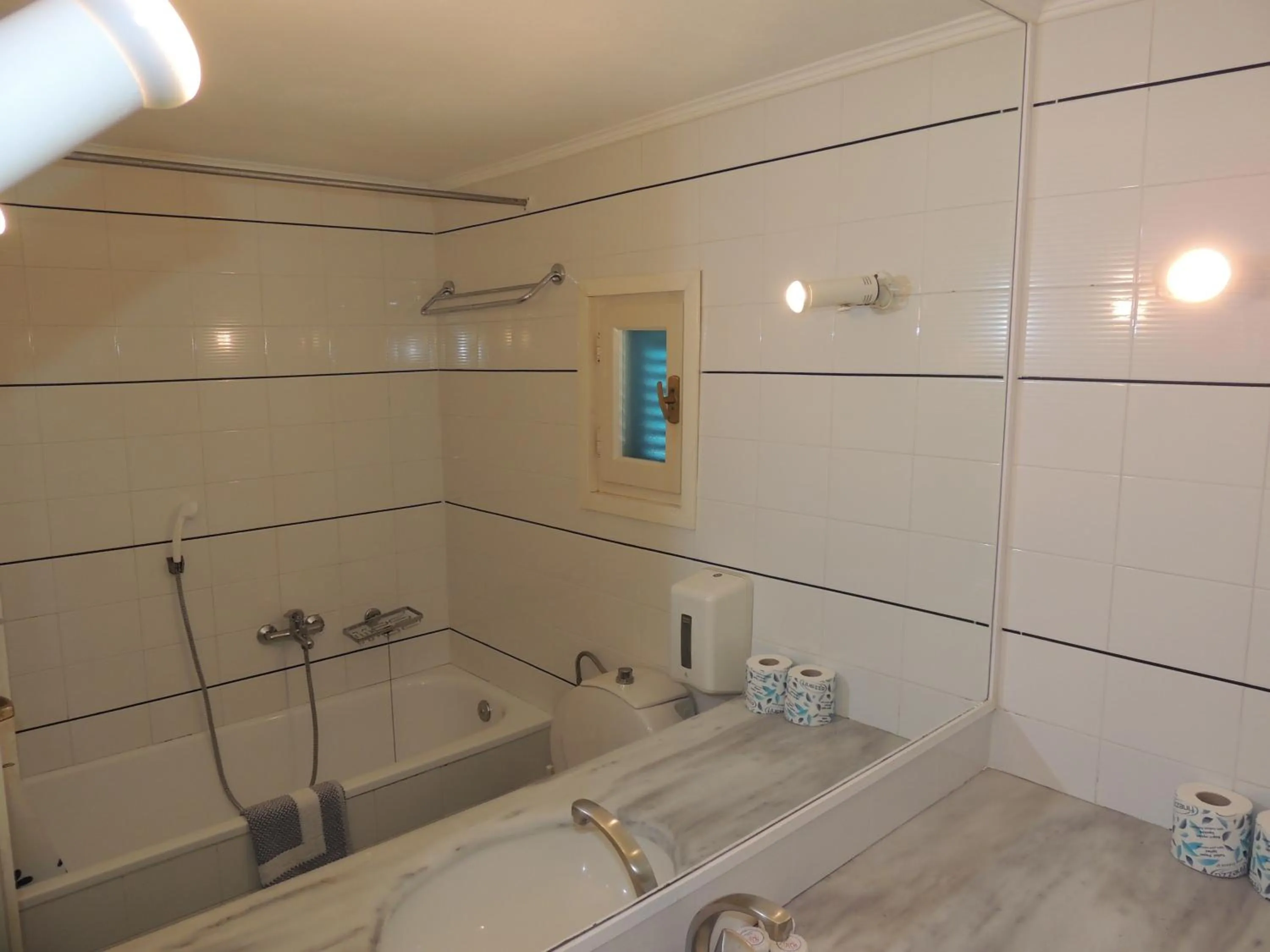 Bathroom in Surfing Beach Village Paros