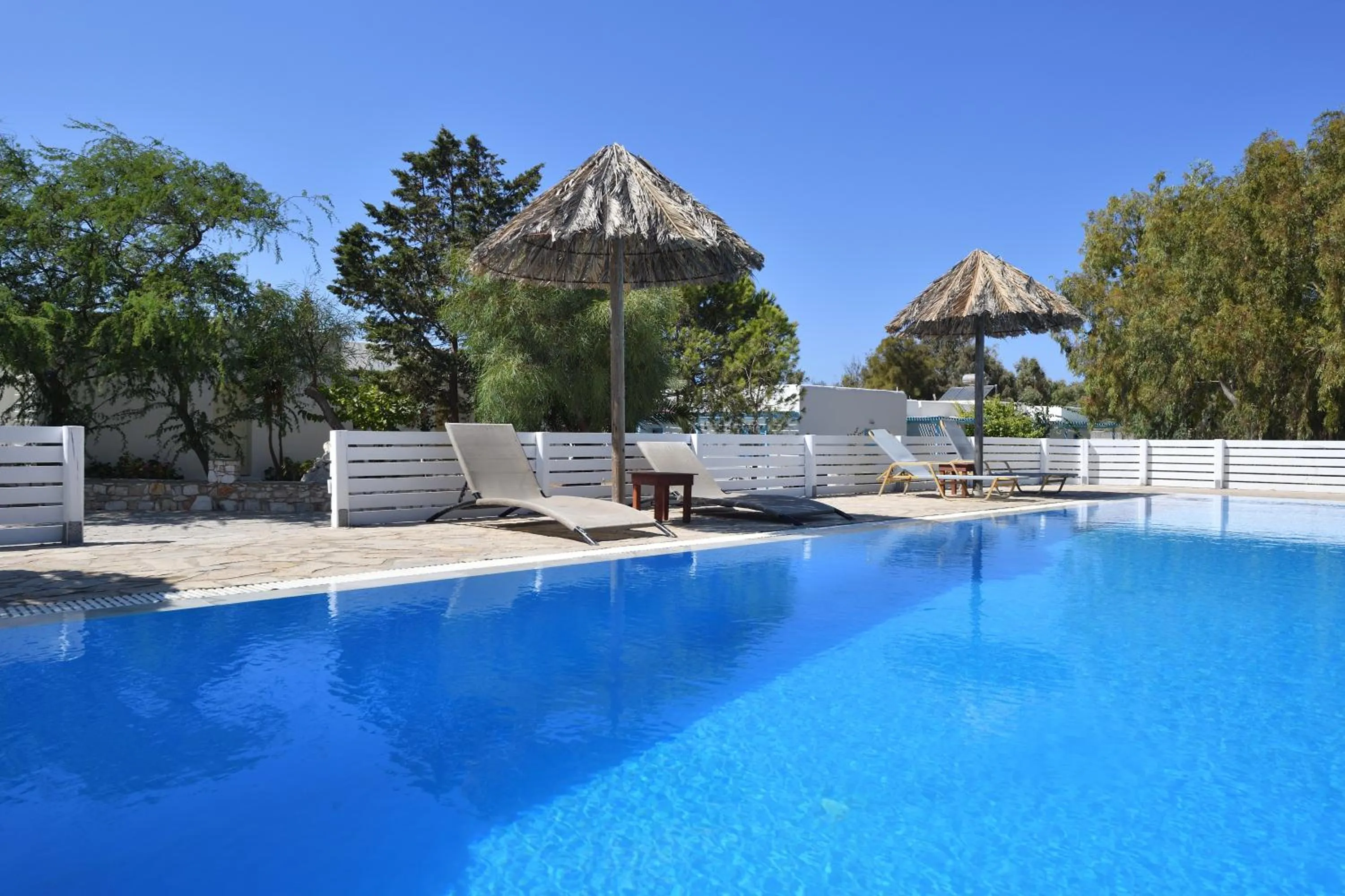 Swimming pool in Surfing Beach Village Paros