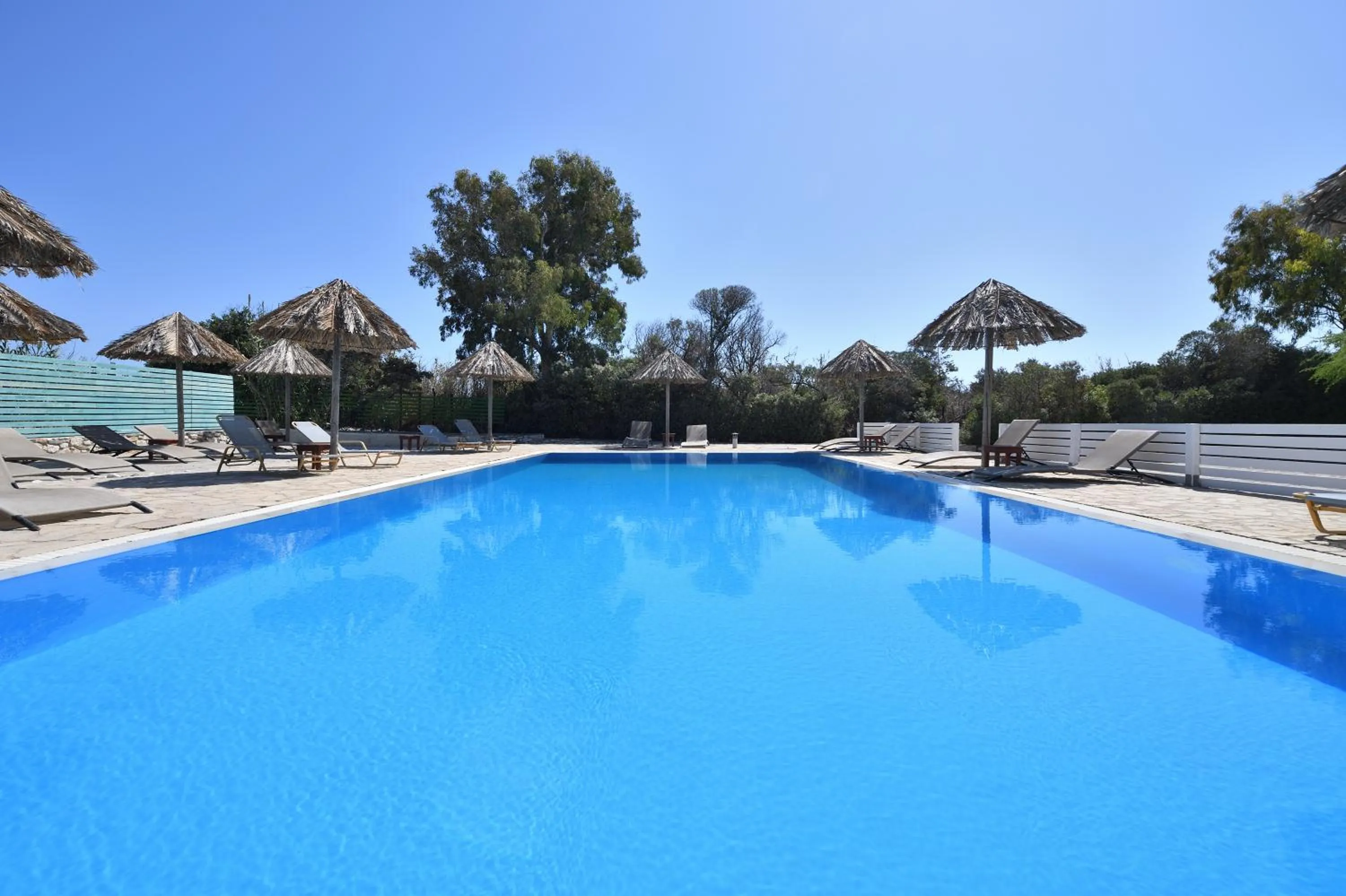 Swimming pool in Surfing Beach Village Paros