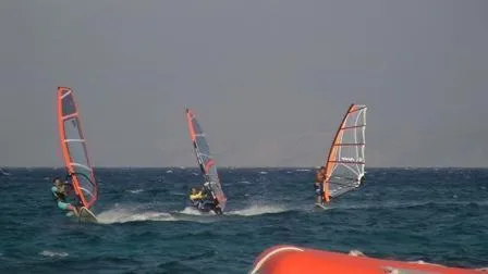 Windsurfing in Surfing Beach Village Paros