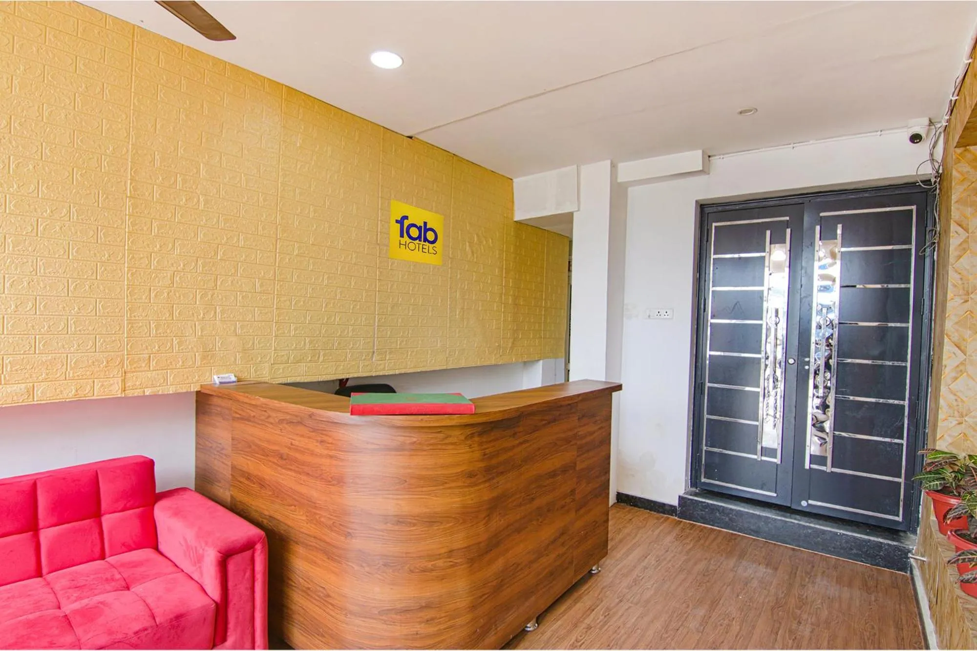 Lobby or reception in FabHotel Satyam International