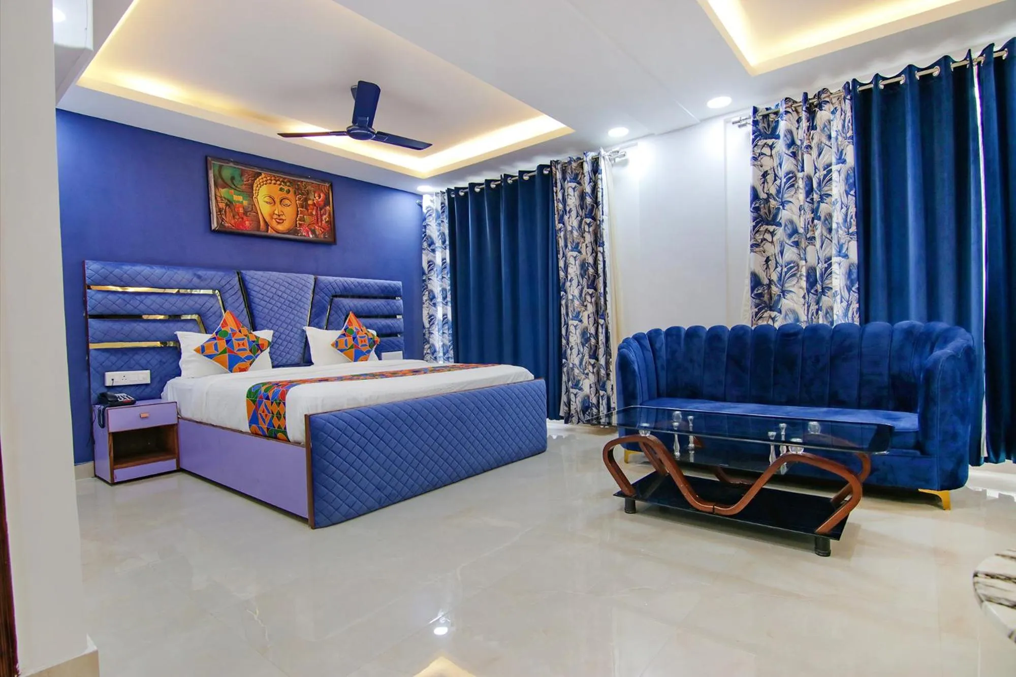 Bedroom, Bed in FabHotel Satyam International