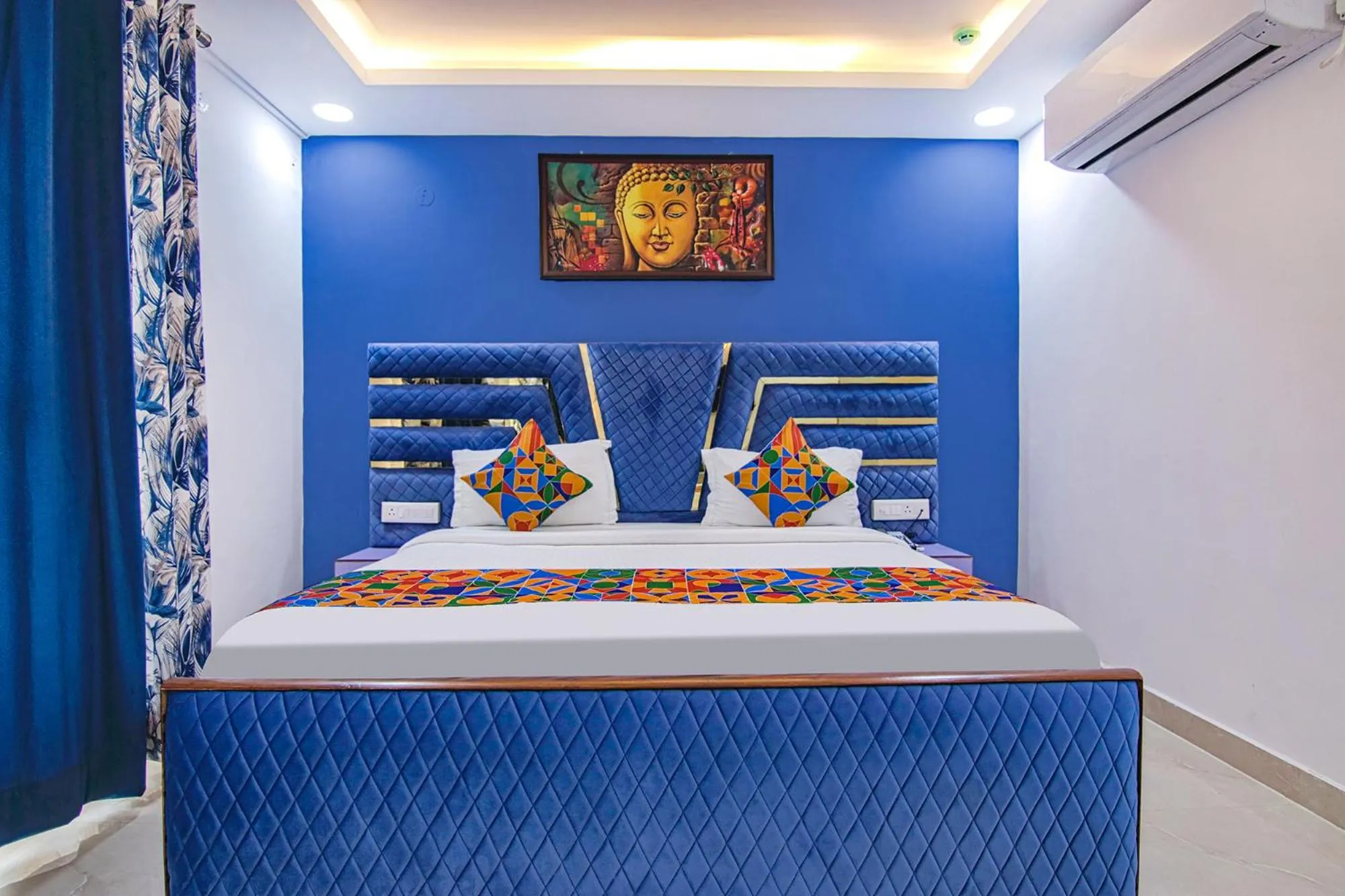 Bedroom in FabHotel Satyam International