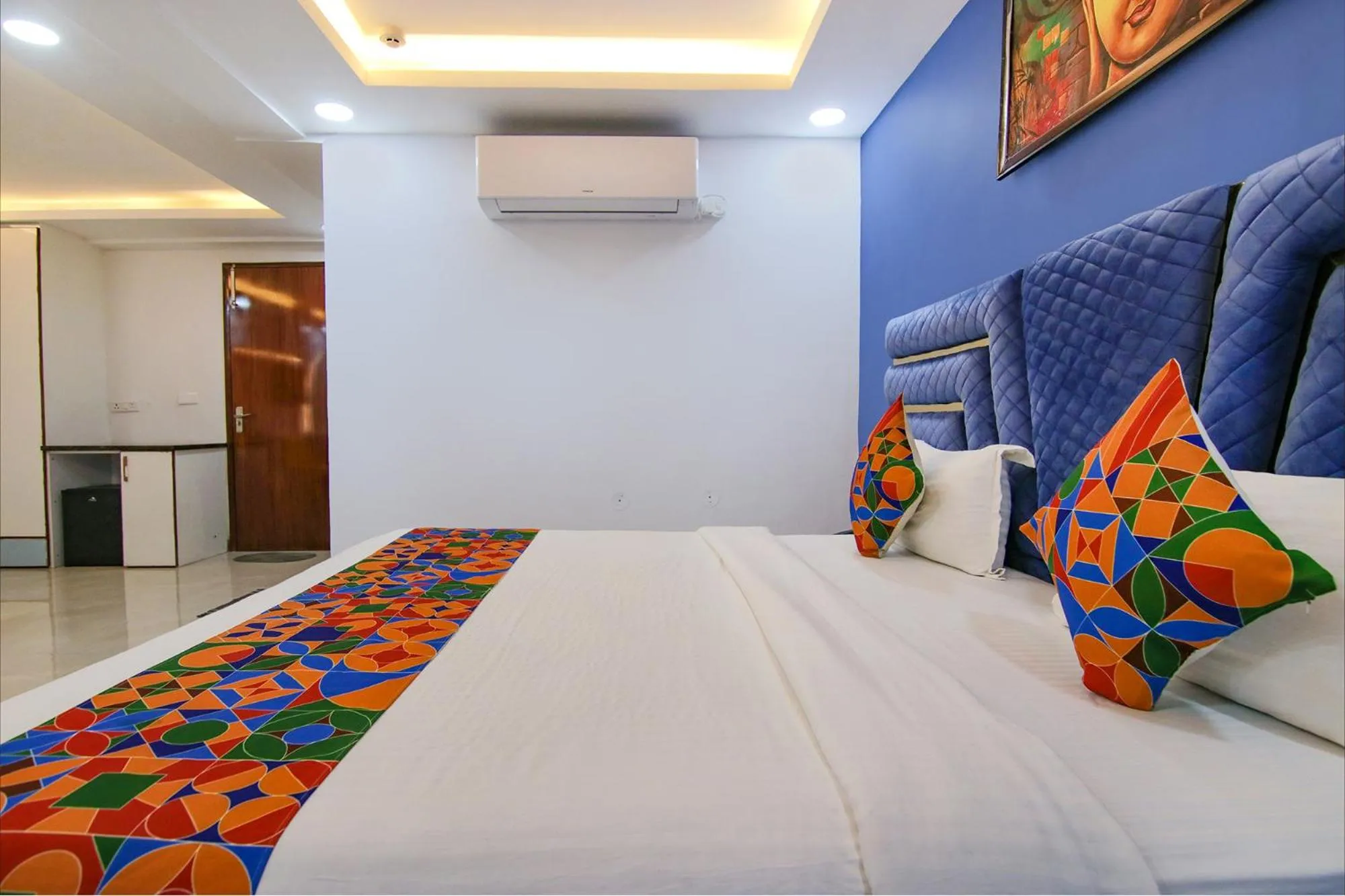 Bedroom, Bed in FabHotel Satyam International