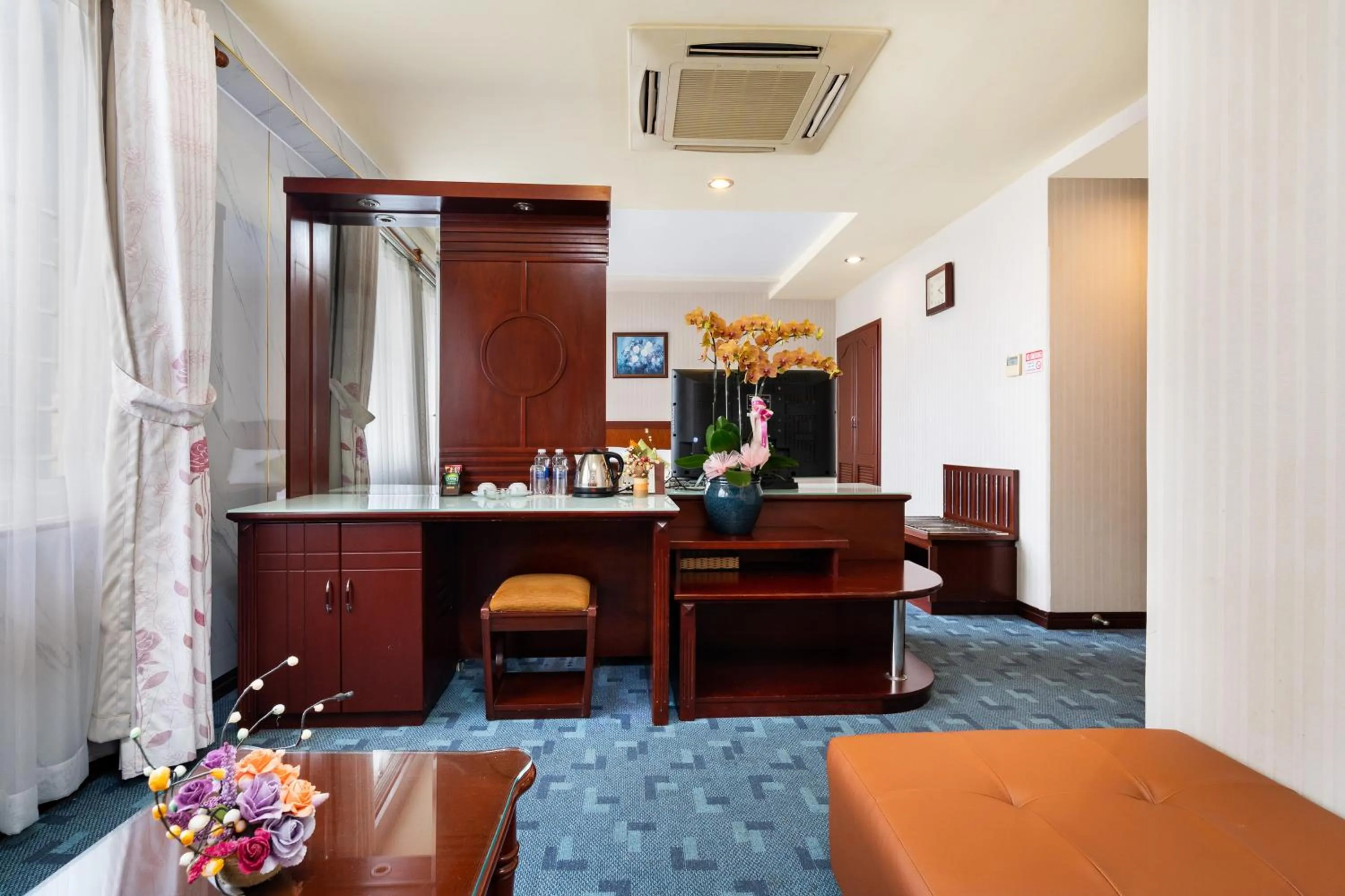 Bed in LUCASTA SAIGON Hotel