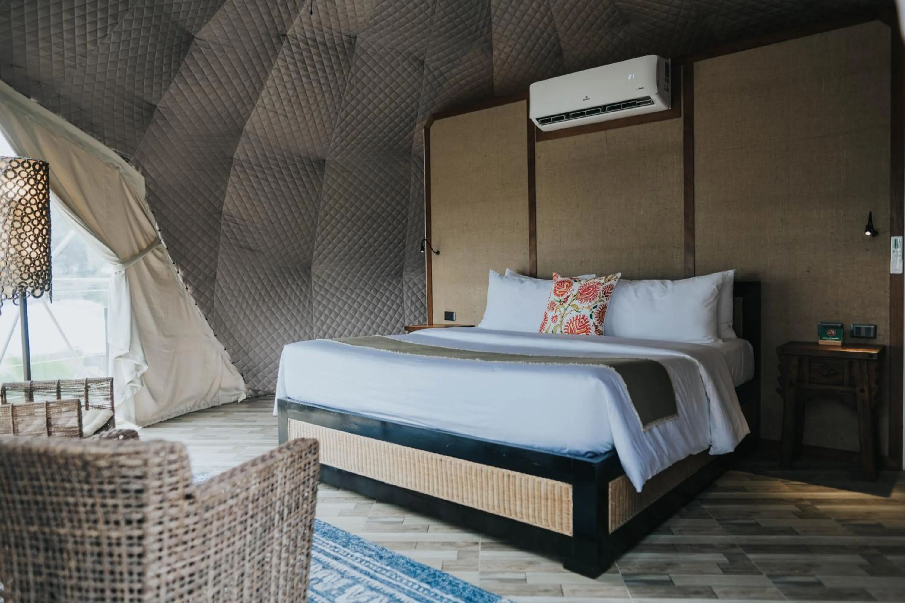 Bed in La Joya Farm Resort & Spa