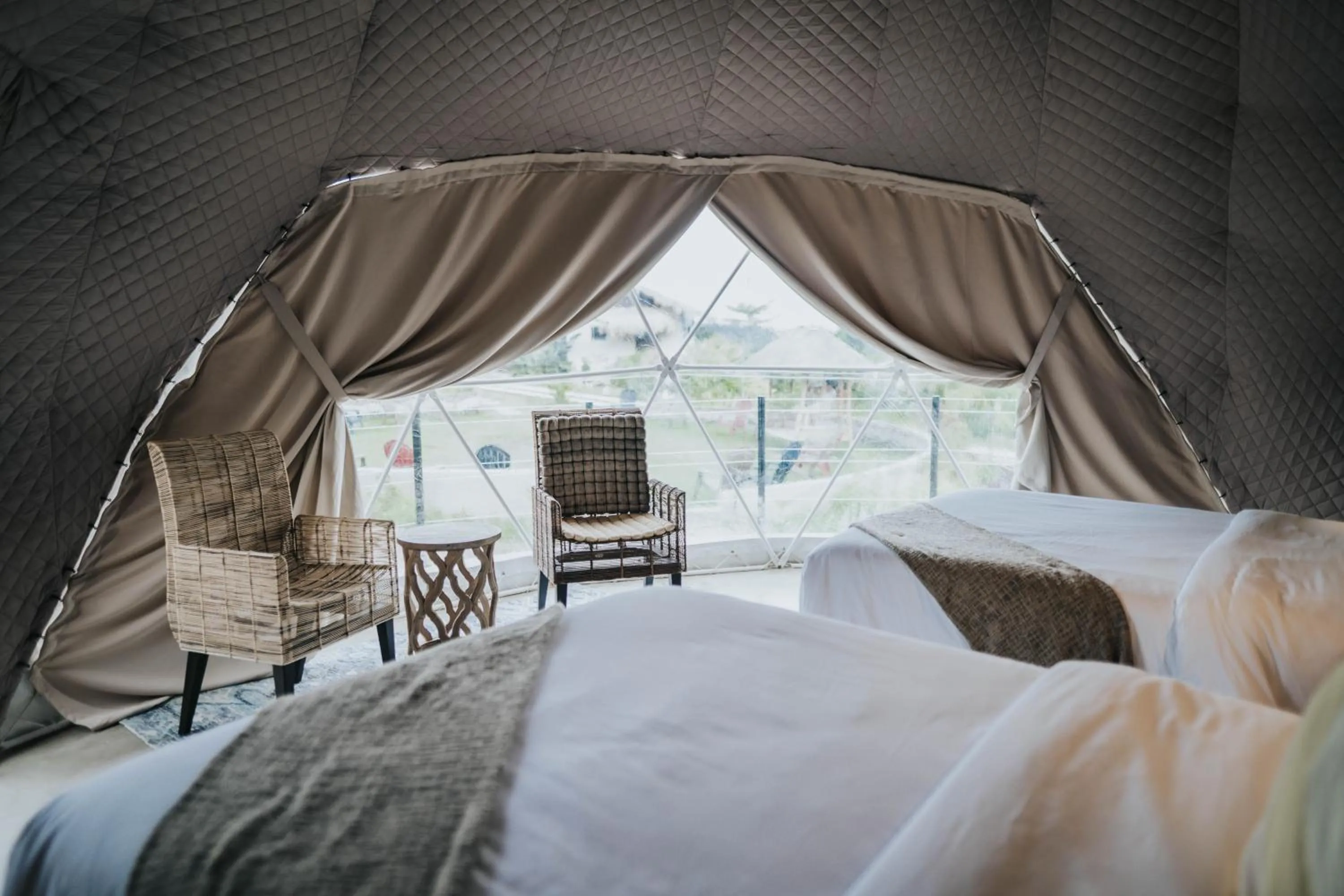 View (from property/room), Bed in La Joya Farm Resort & Spa