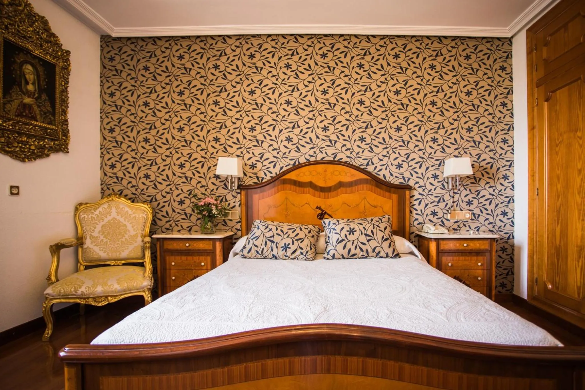 Bed in Hotel II Virrey