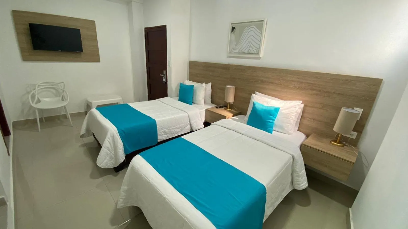 Bed in Hotel Casa Agustina