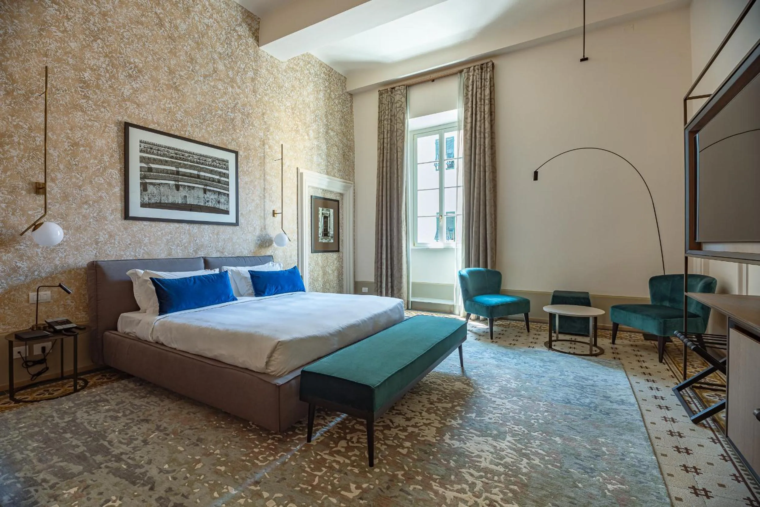 Bedroom, Bed in Grand Universe La Residenza